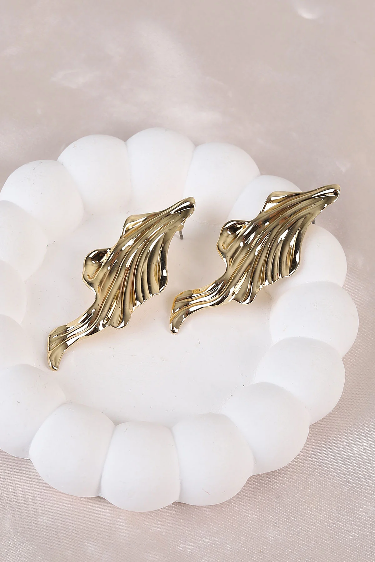 Gold Dal Küpe 486497