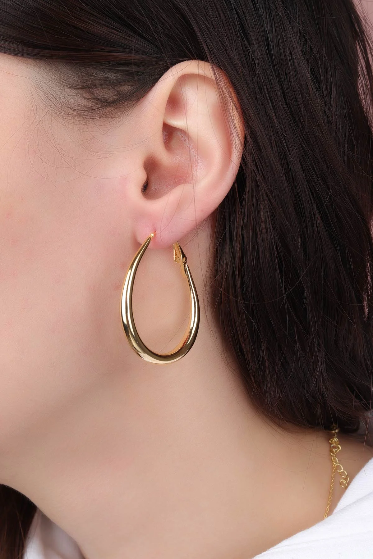 Gold Damla Model Küpe 330889