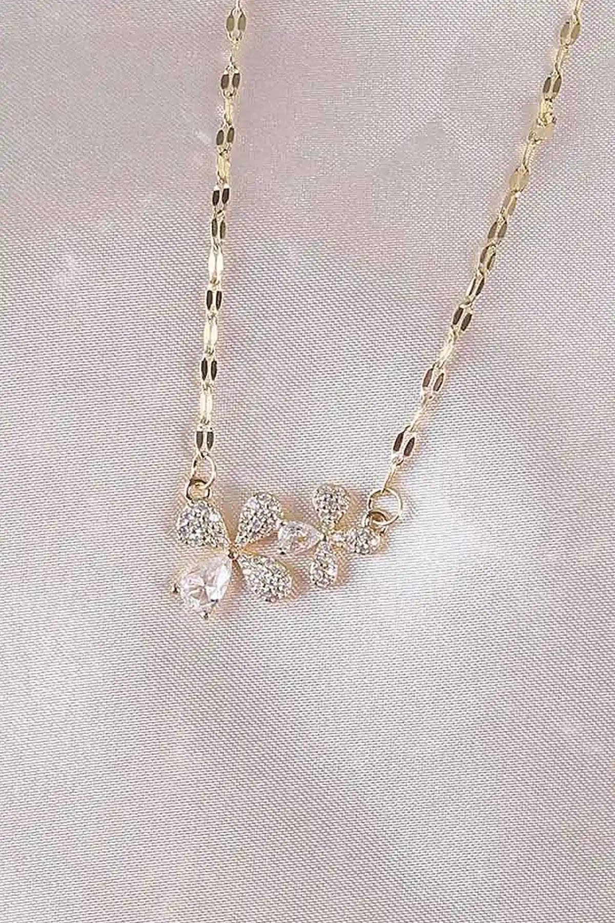 Gold incili  Şık Kolye 498426