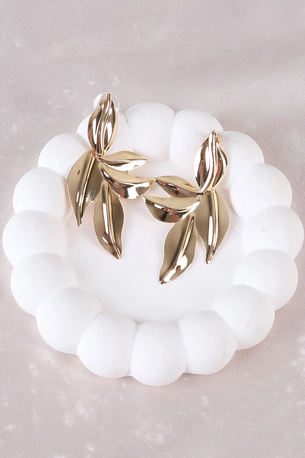 Gold Metal Küpe 498398