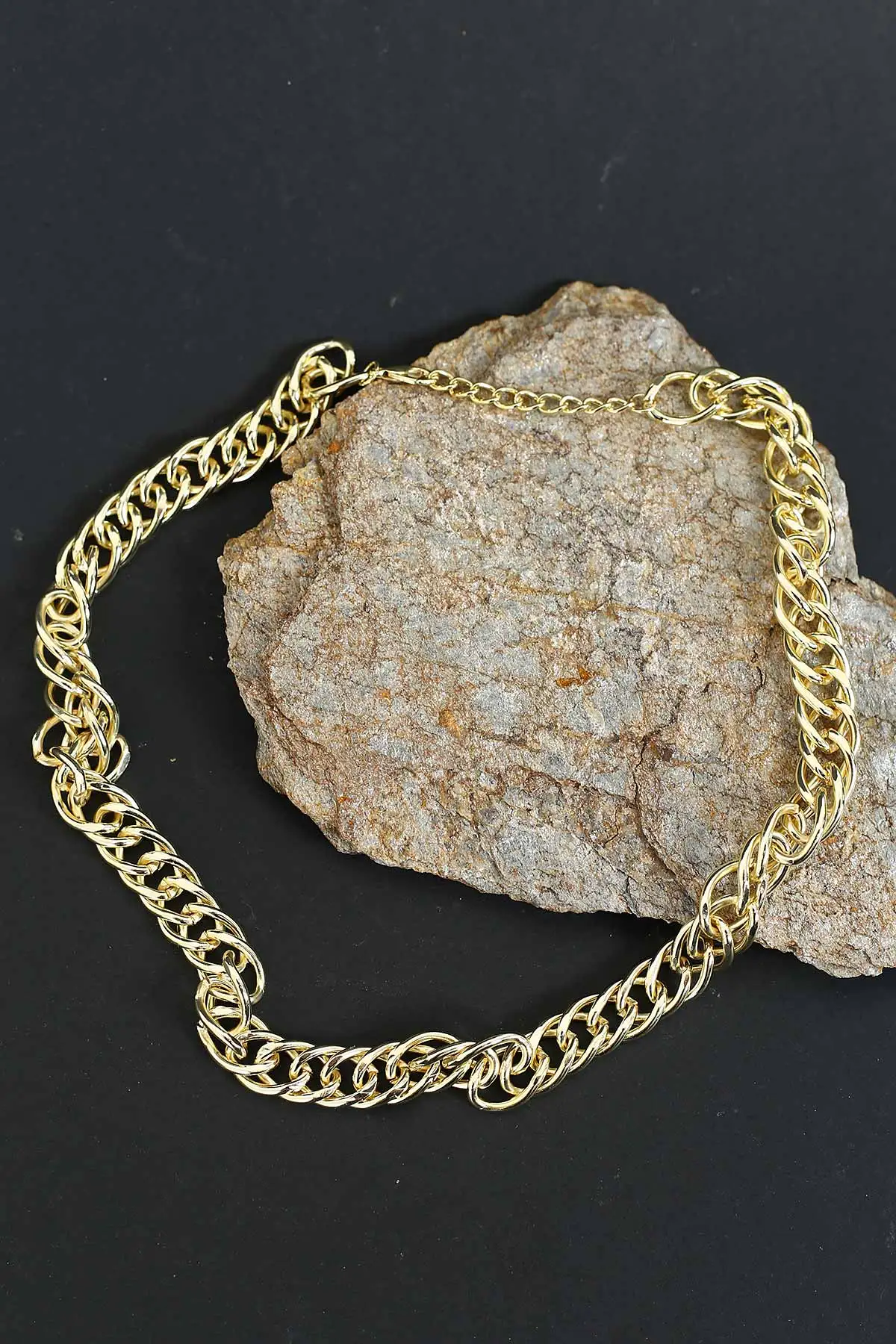 Gold Samanyolu Halka Zincir Model Kolye 299158