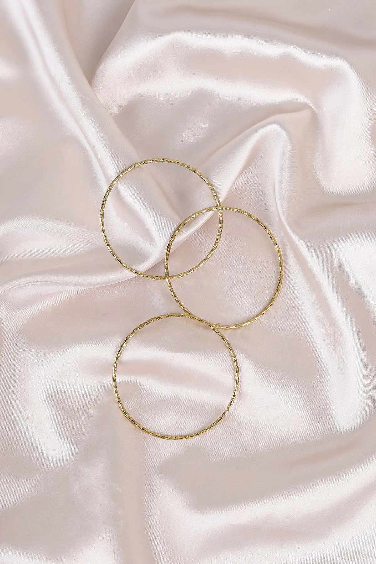 Gold Sarmal Model 3'lü Çelik Ajda Bilezik 484690