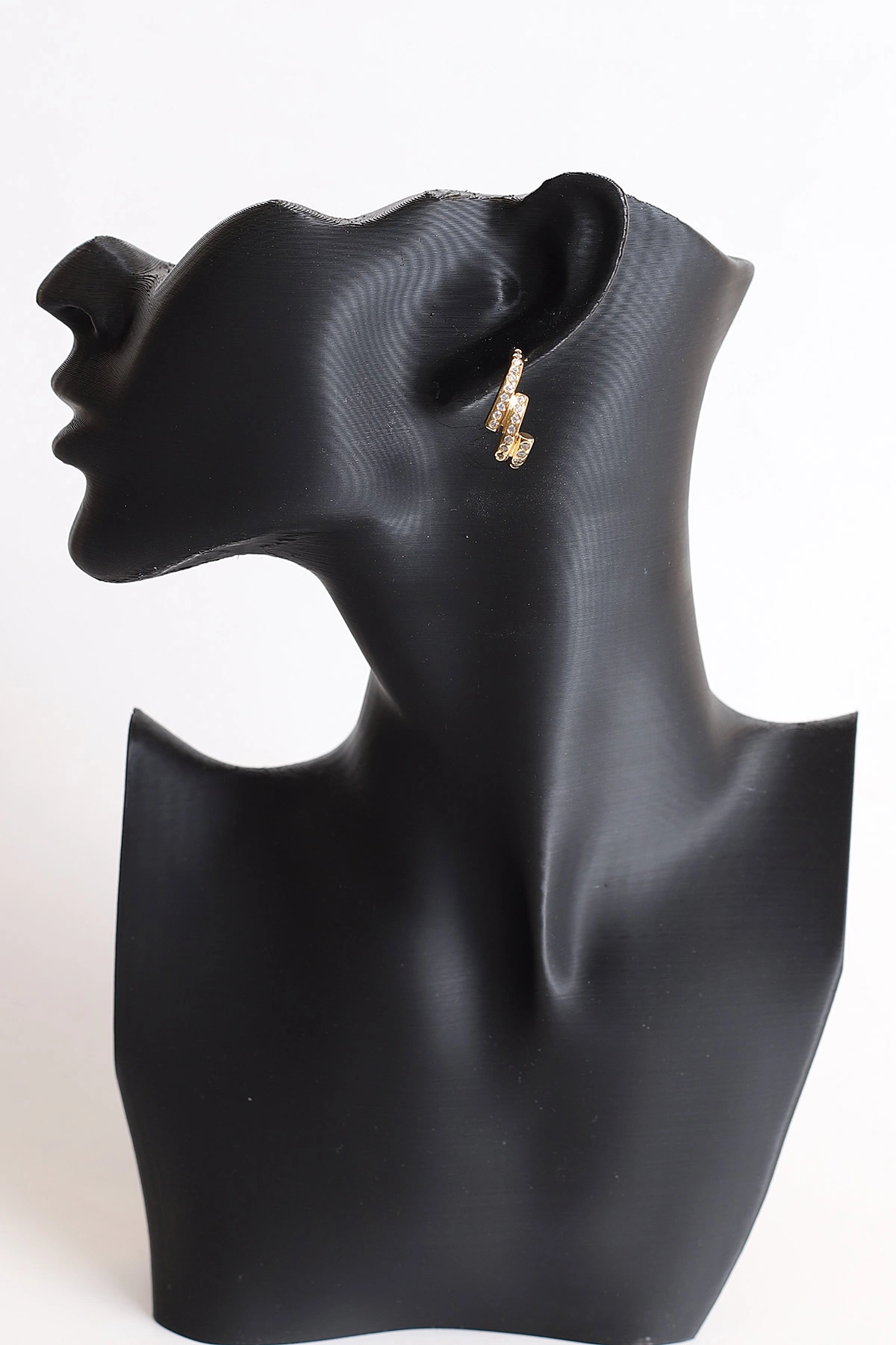 Gold Zirkon Taşlı  Küpe 371417