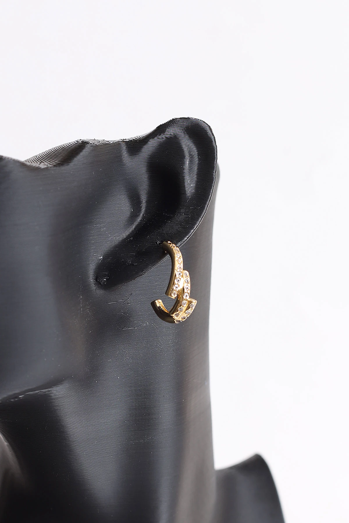 Gold Zirkon Taşlı  Küpe 371417