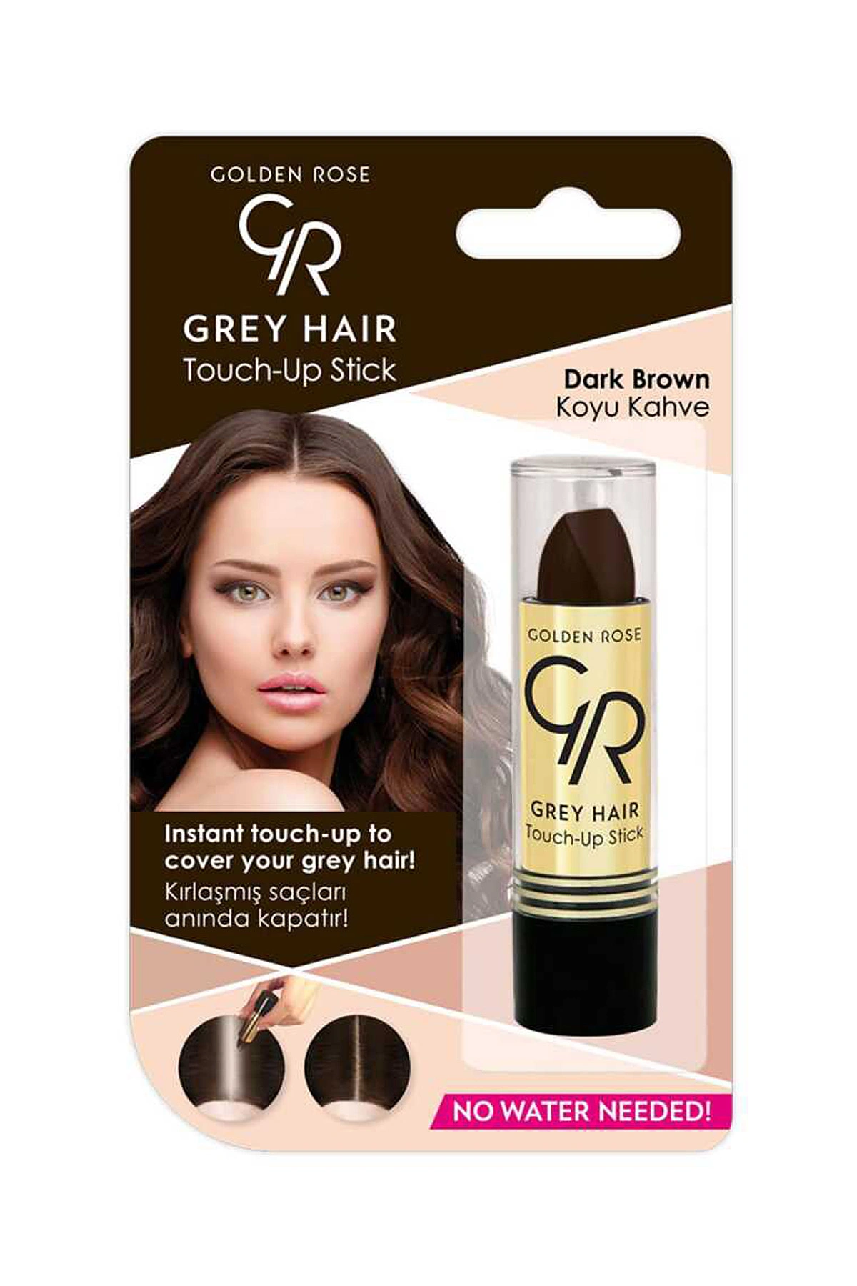 Golden Rose Grey Hair - 02 Dark Brown - Beyaz Kapatıcı 5,2 G 400658