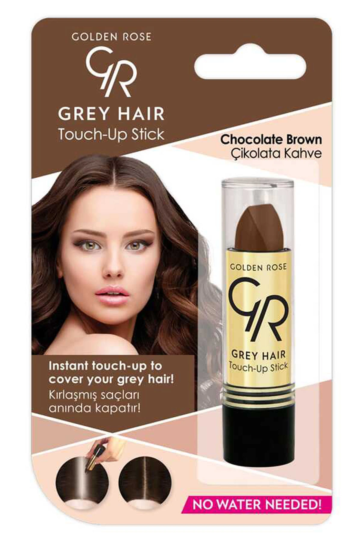 Golden Rose Grey Hair - 08 Chocolate Brown -  Beyaz Kapatıcı 5,2 G 406081
