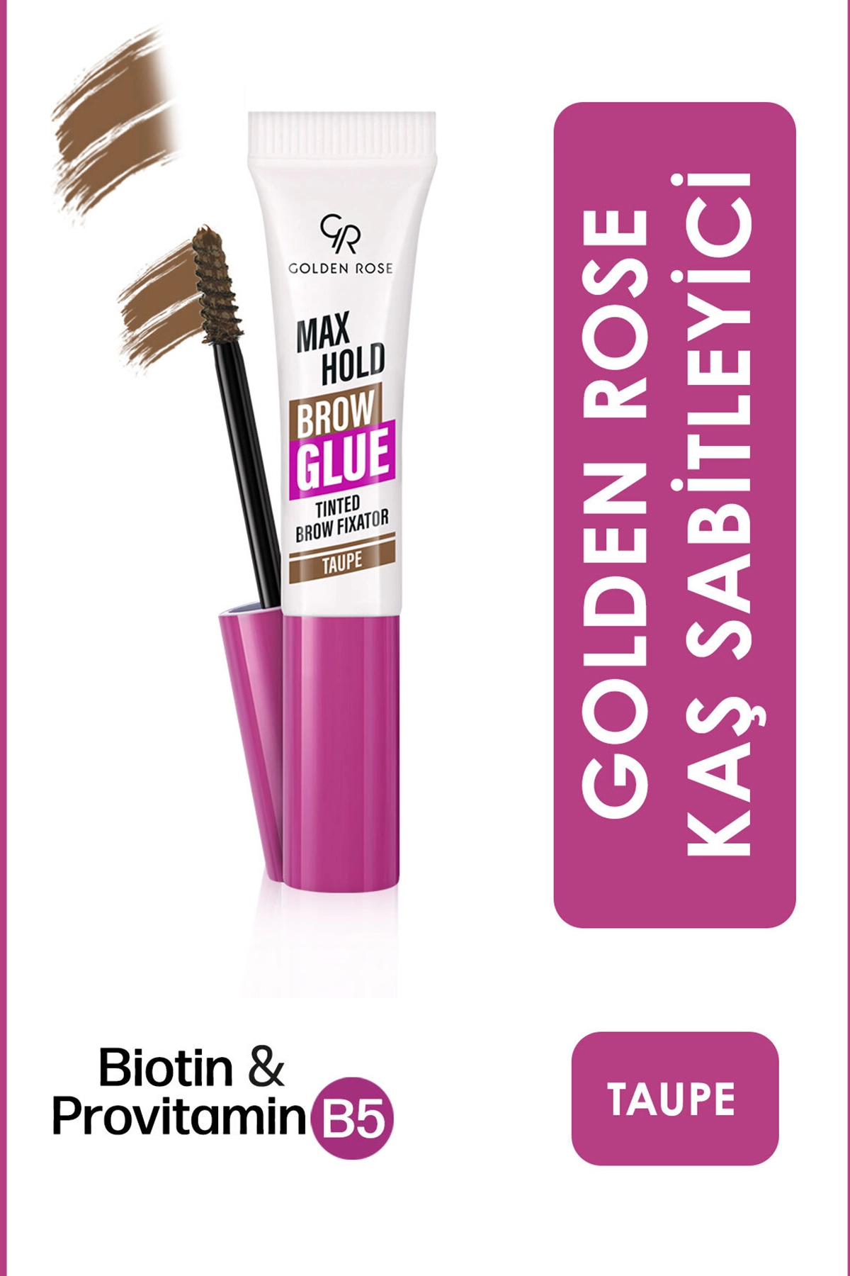 Golden Rose Max Hold Brow Glue - 103 Taupe - Açık Kahverengi Kaş Sabitleyici 497942