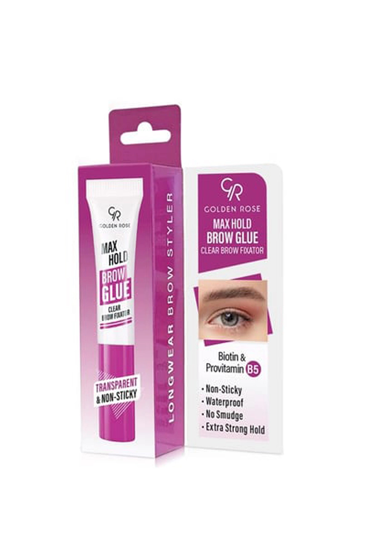 Golden Rose Max Hold Brow Glue Şeffaf Kaş Sabitleyici 7 Ml 400630