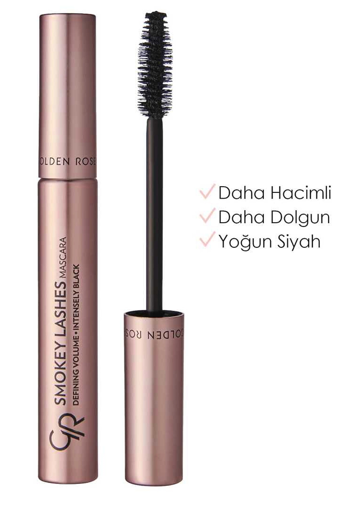 Golden Rose Smokey Lashes Mascara - Black - Belirginleştirici Yoğun Siyah Maskara 400612