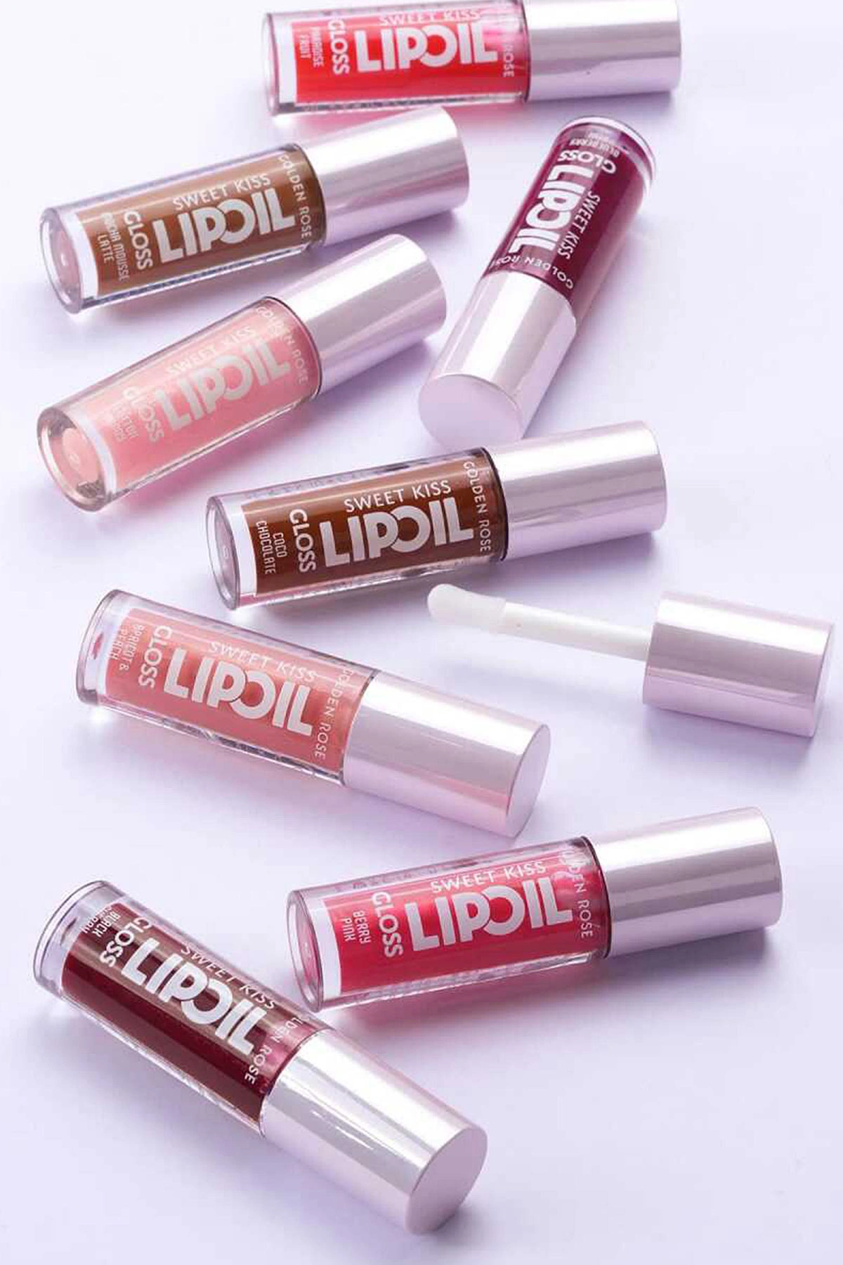 Golden Rose Sweet Kiss Lip Oil Gloss -06 - Coco Chocolate- Meyveli Dudak Parlatıcısı 367287