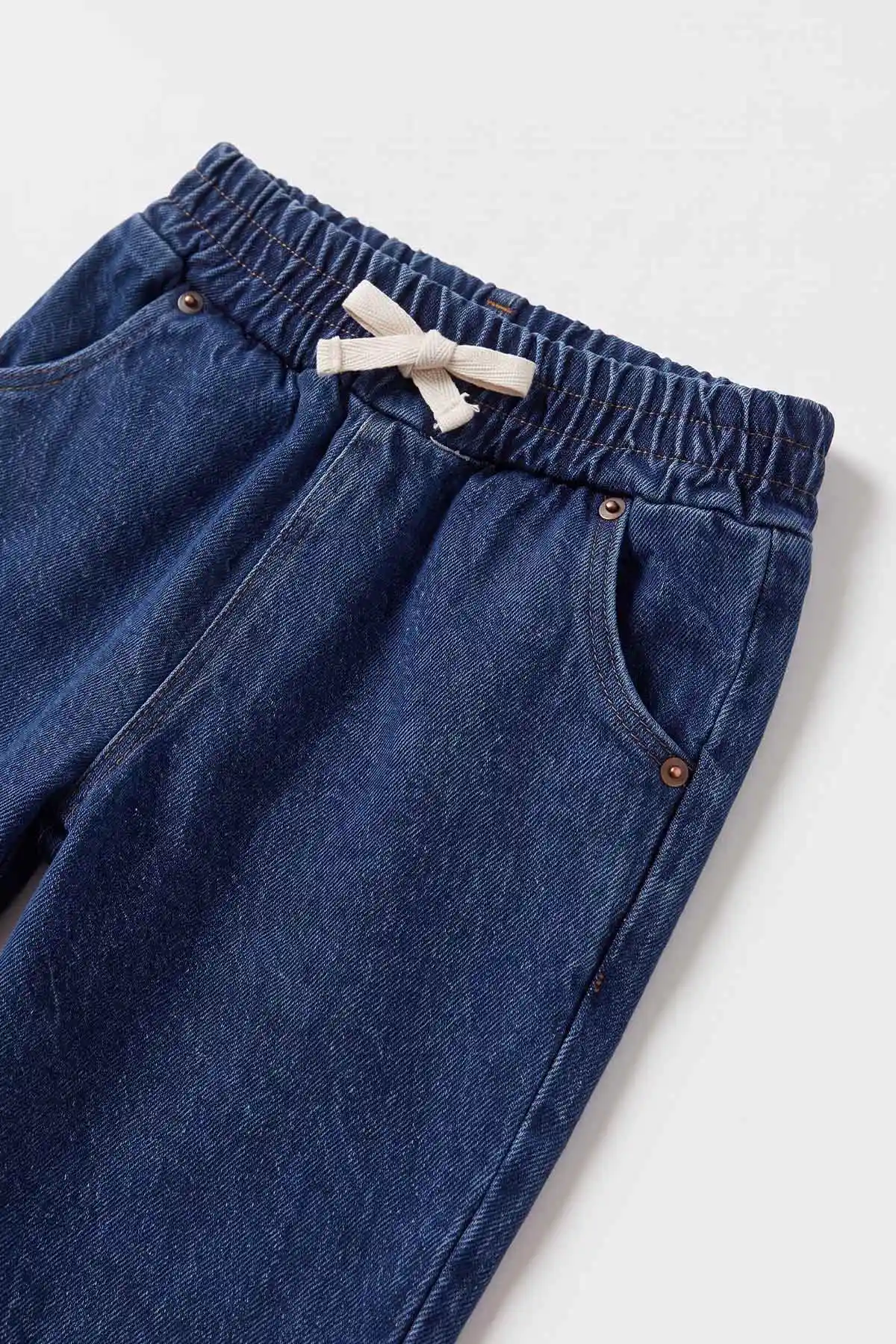 Gri (1-5 Yaş) Reglan Kol Baskılı Kot Pantolonlu Erkek Çocuk Takım 478975