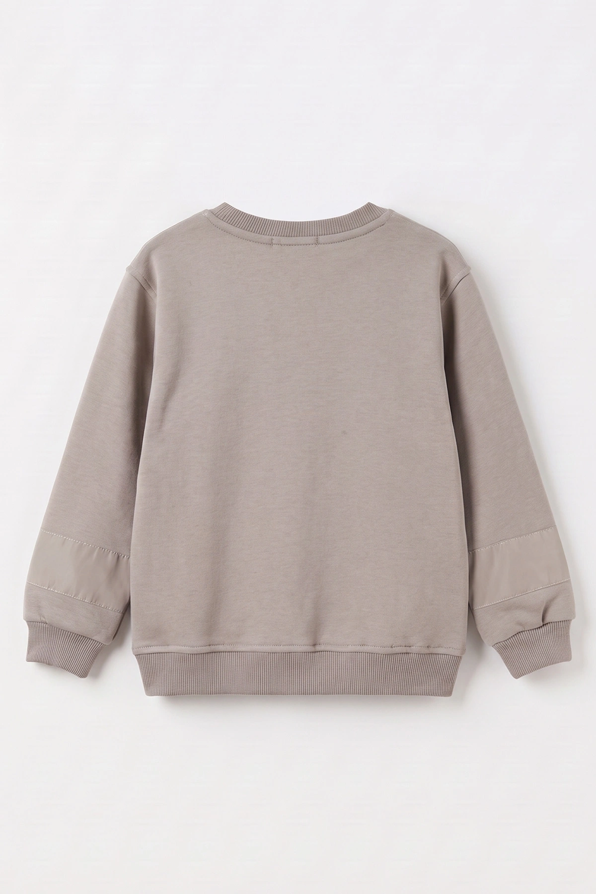 Gri (2-12 Yaş) Urban Nakışlı   İçi Şardonlu Erkek  Çocuk Sweatshirt 493820