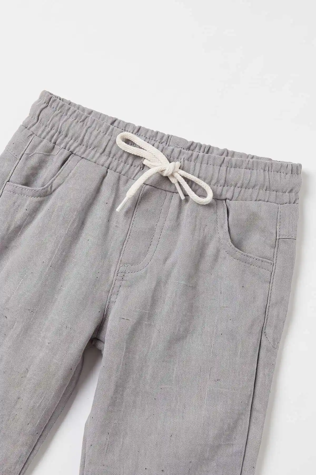 Gri (2-6 Yaş) Ceket Pantolon ve Tişörtlü Erkek Çocuk 3'lü Takım 478519