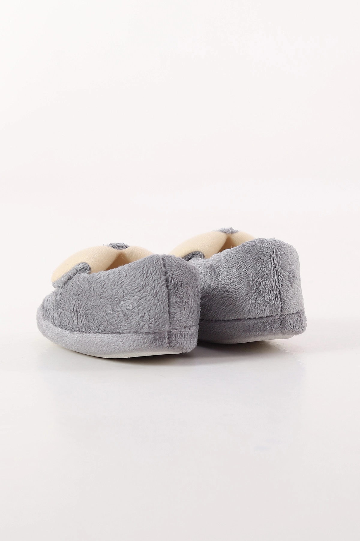 Gri ( 25 - 30 ) Peluş Figürlü Kız Çocuk Panduf 409537