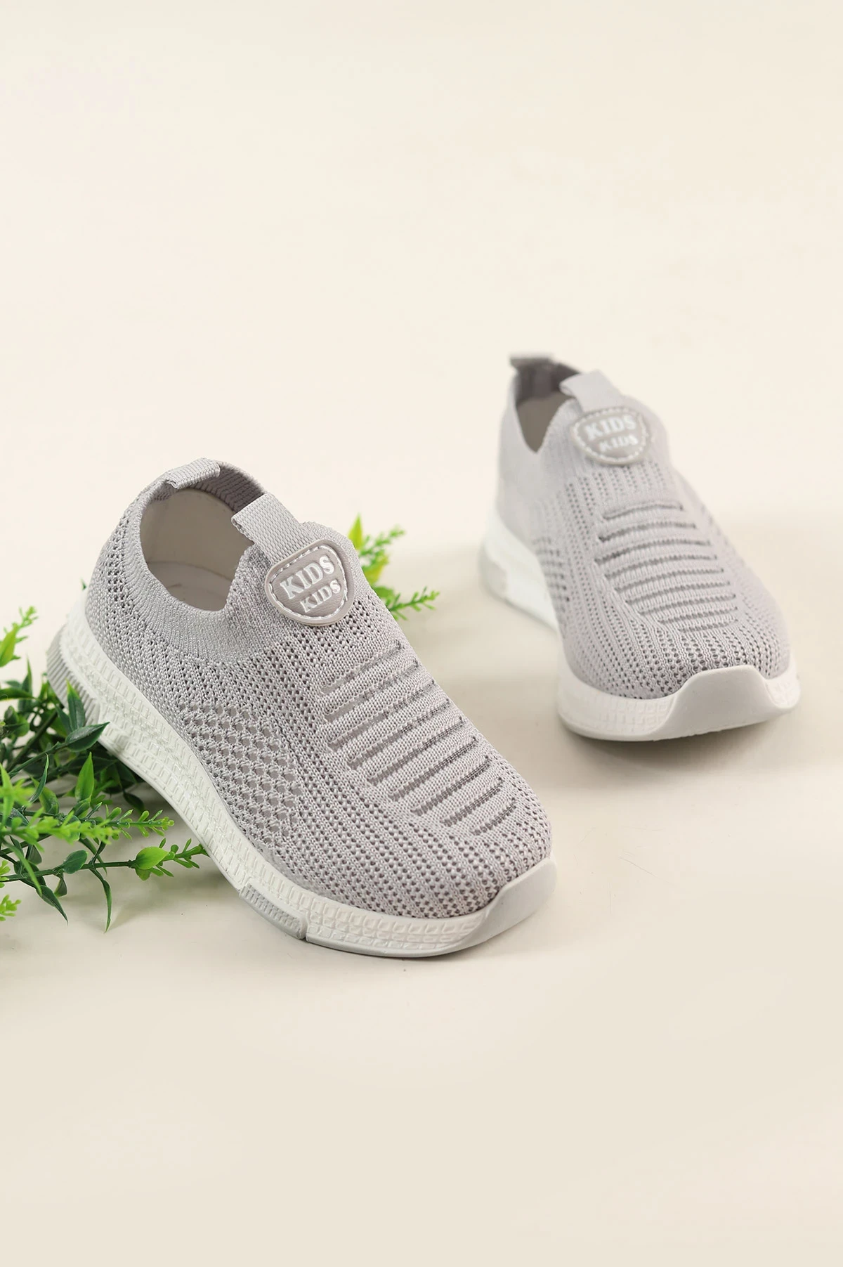 Gri (26-30 Patik)Triko Çocuk Spor Ayakkabı 257636