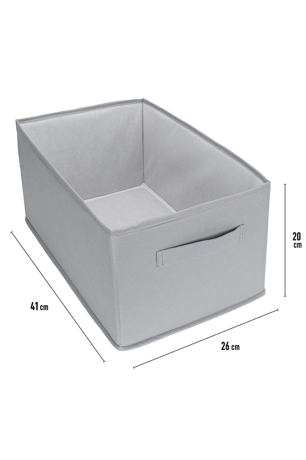Gri 26x41x20 Cm Dolap İçi Pantolon Düzenleyici-Pantolon Organizer 399043
