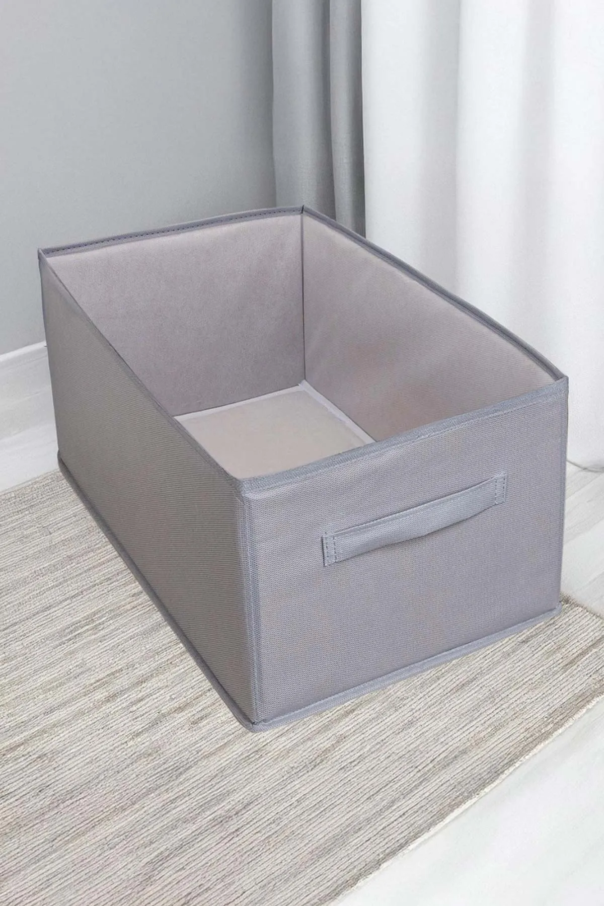 Gri 26x41x20 Cm Dolap İçi Pantolon Düzenleyici-Pantolon Organizer 399043