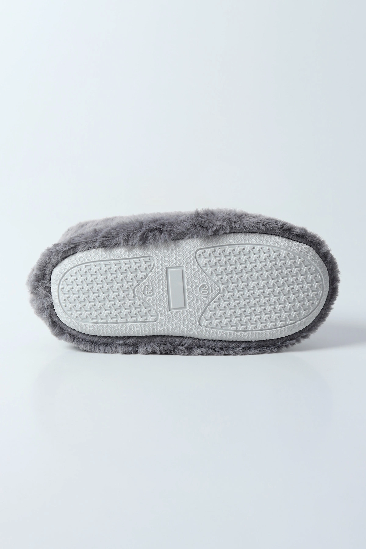 Gri ( 29 - 34 ) Peluş Figürlü Erkek Çocuk Panduf 495177