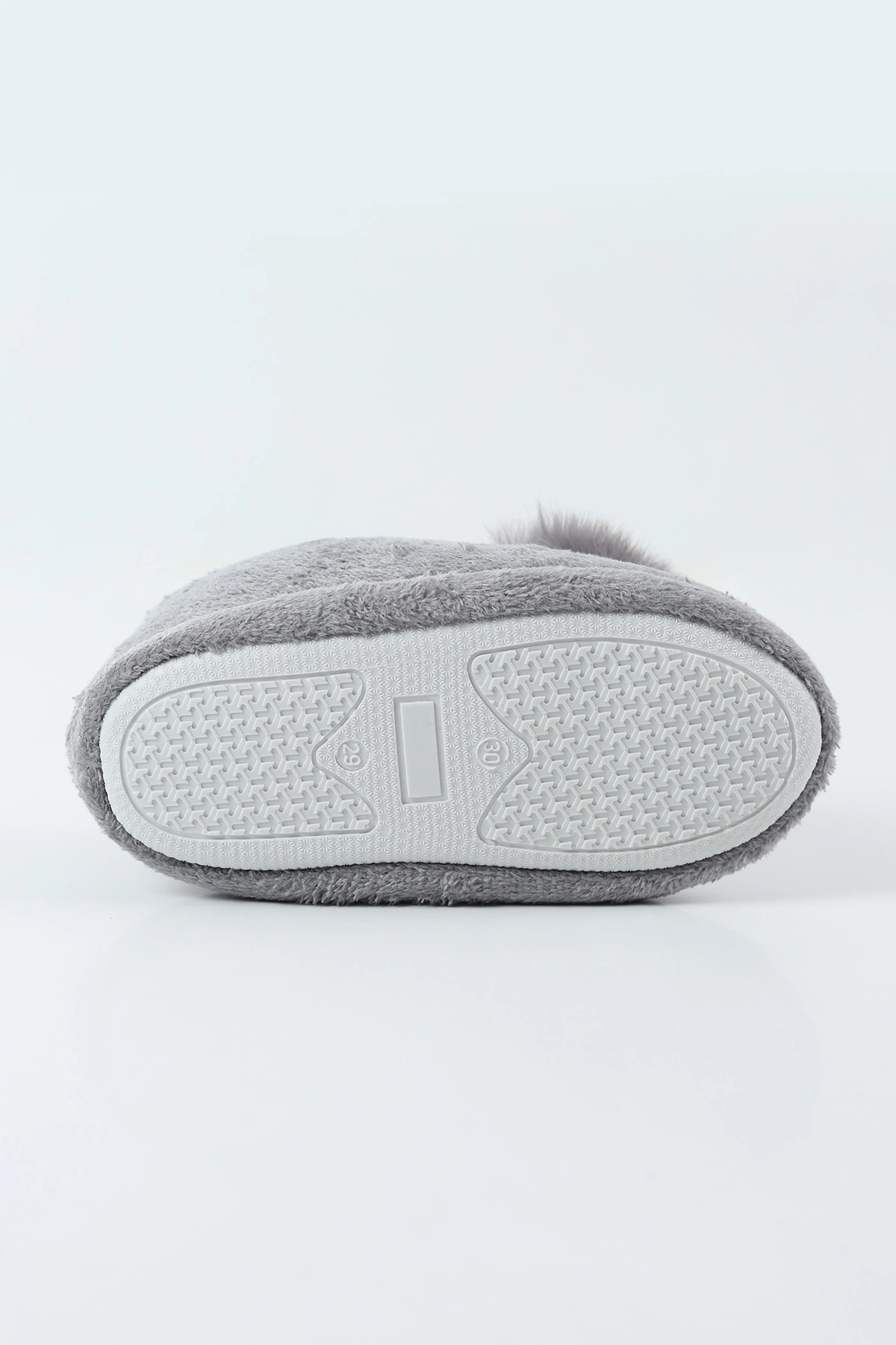 Gri ( 29 - 34 ) Peluş Figürlü Erkek Çocuk Panduf 495164