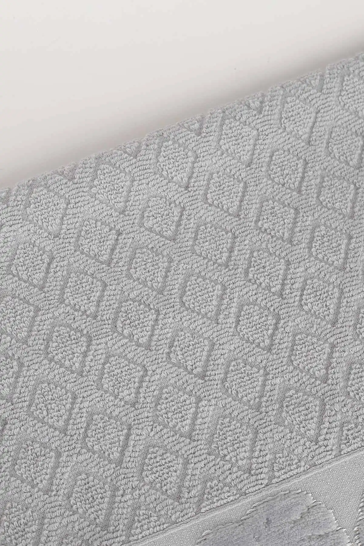 Gri 30x50 Cm Yaprak Kadife El Bezi Mutfak Havlusu 338387