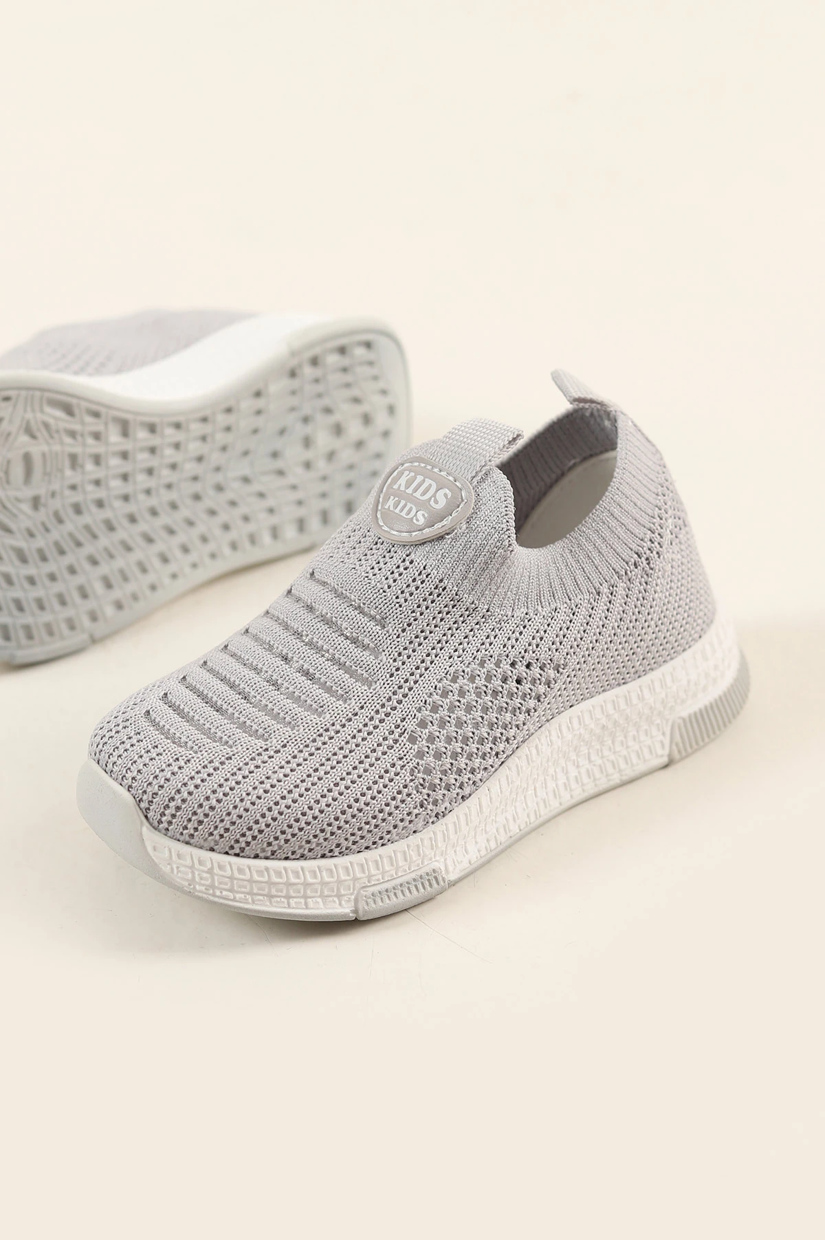 Gri (31-35 Filet) Triko Kız Çocuk Spor Ayakkabı 248815