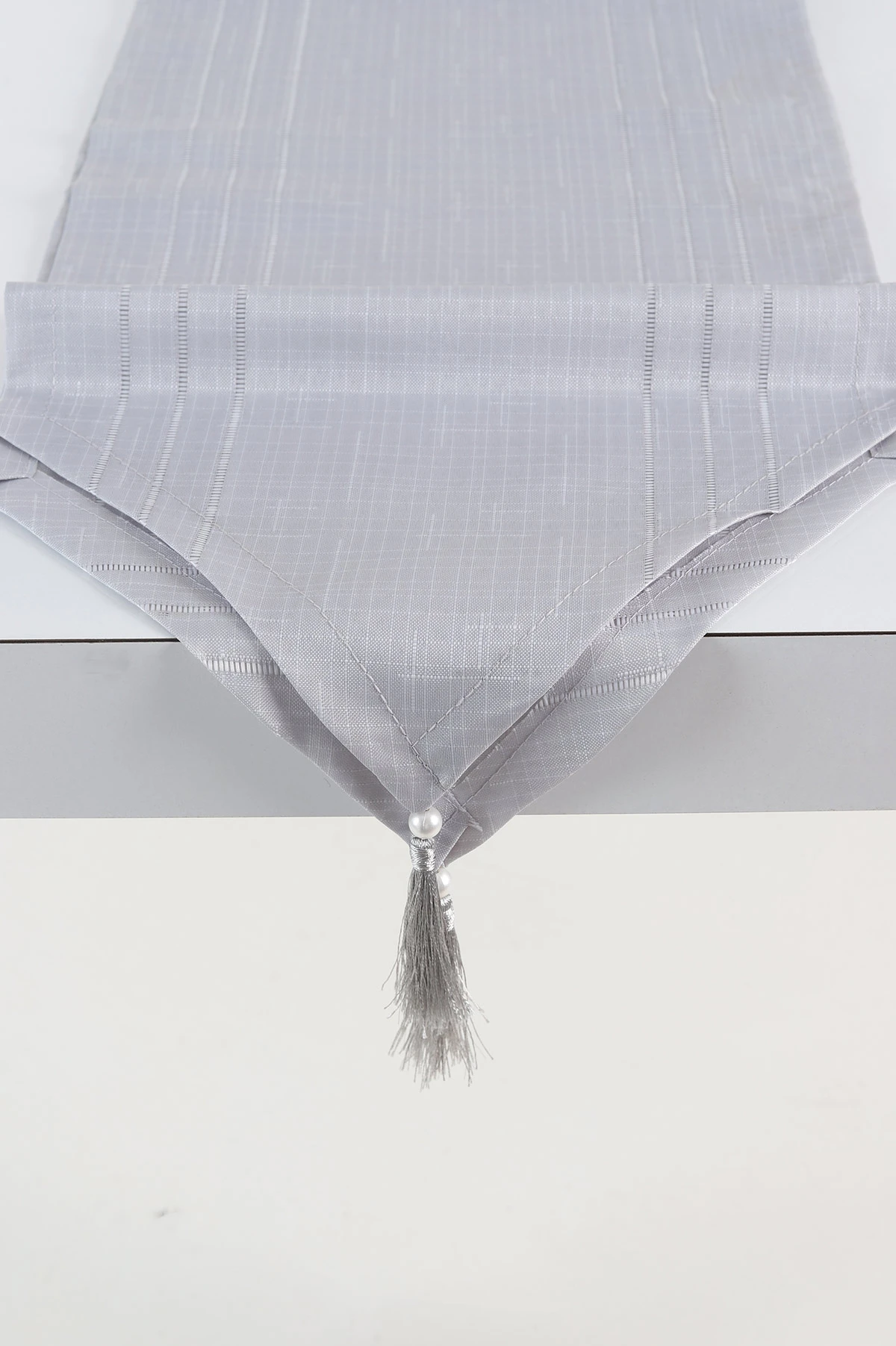 Gri 35x140 Klasik Püsküllü Runner 405672
