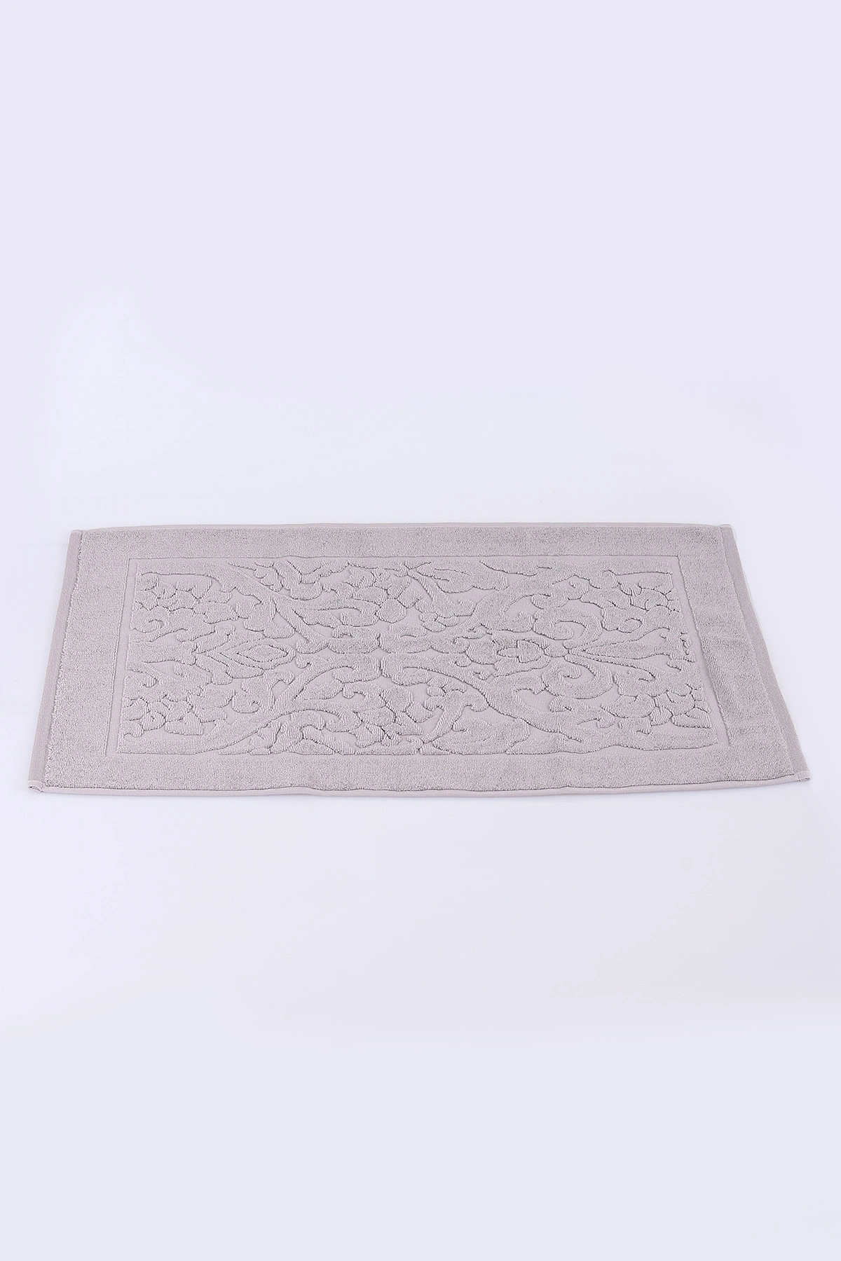 Gri 50x70 Cm Şal Desenli Ayak Havlusu 448899