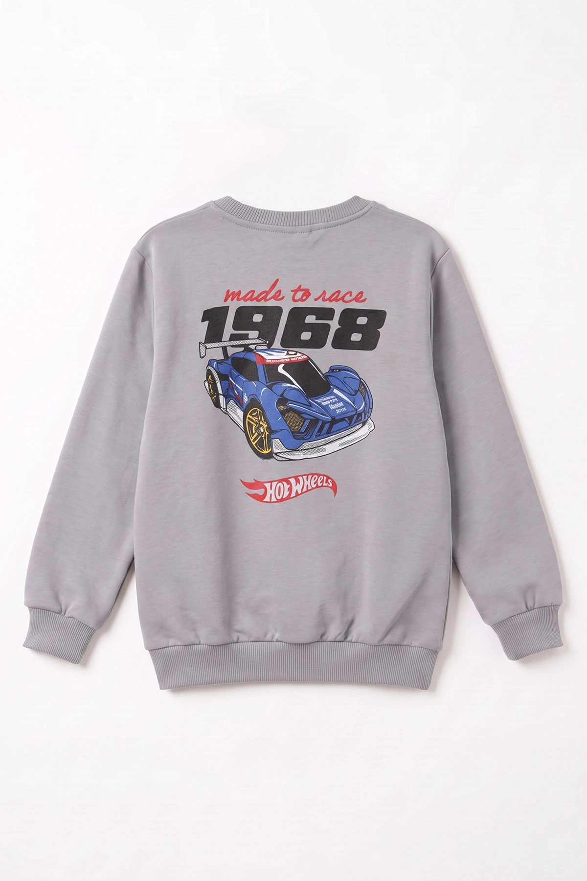 Gri (8-12 Yaş)Baskılı  2 İp Erkek Çocuk Sweatshirt 493703