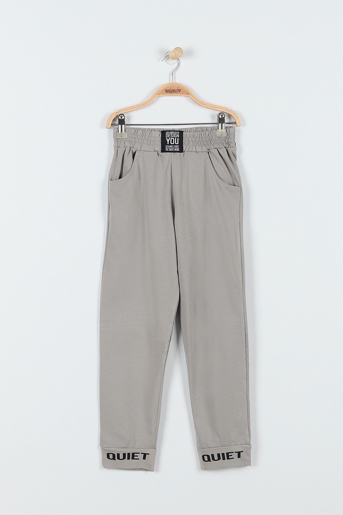Gri (9-12 Yaş) Fashıon Baskılı Kız Çocuk Takım 180782