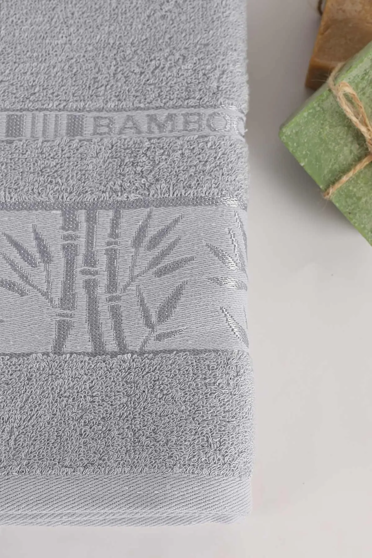 Gri 90x140 Cm Bella Home Bamboo Banyo Havlusu 356986