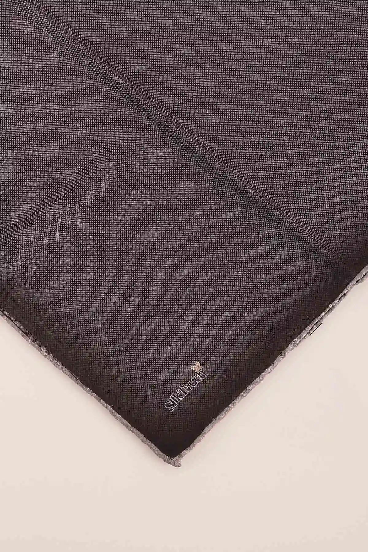 Gri 98X98 Düz Keten Eşarp 431721