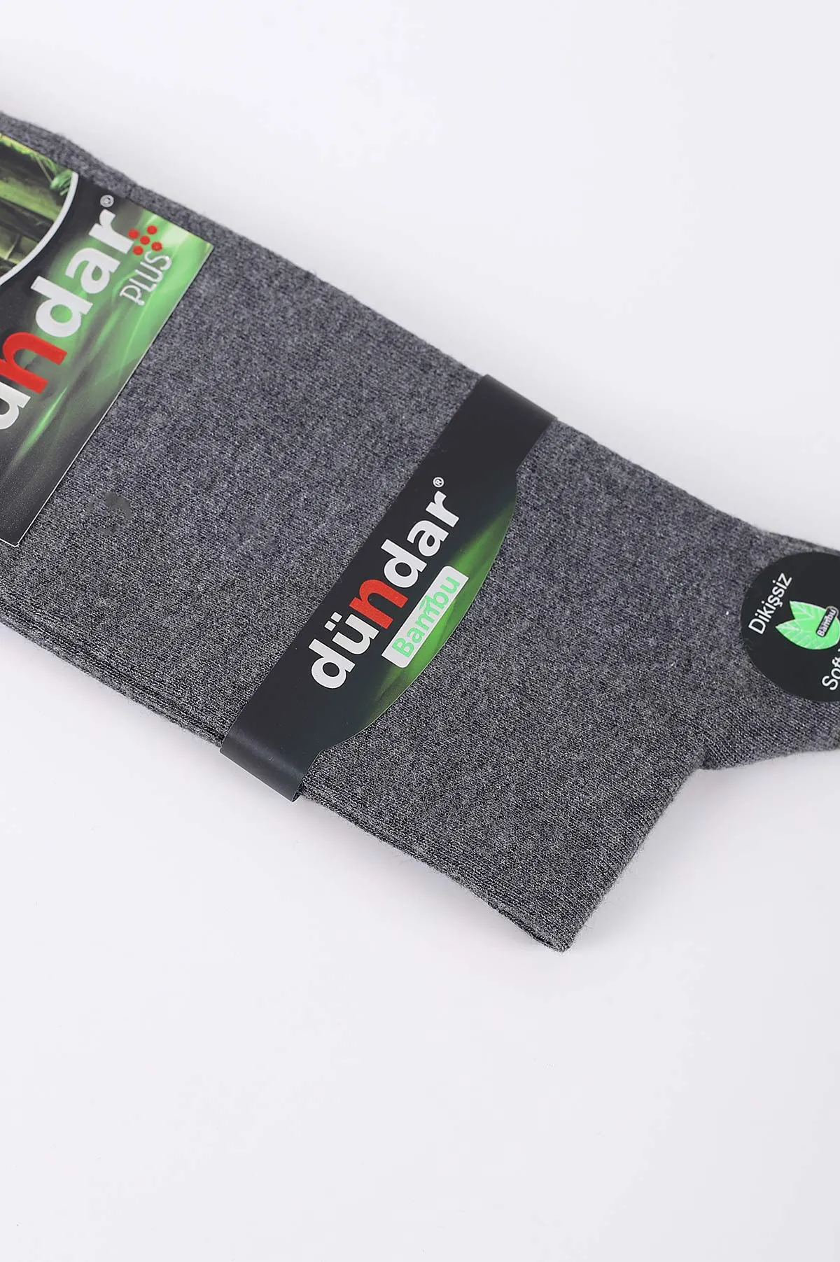 Gri Dört Mevsim Erkek Bambu Çorap (40-44) 422805