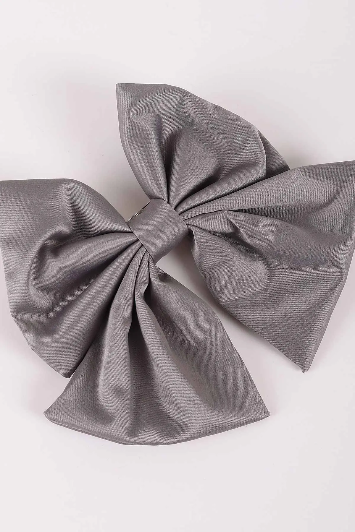 Gri Fiyonk Model Poplin Kumaş Otomatik Toka 450150