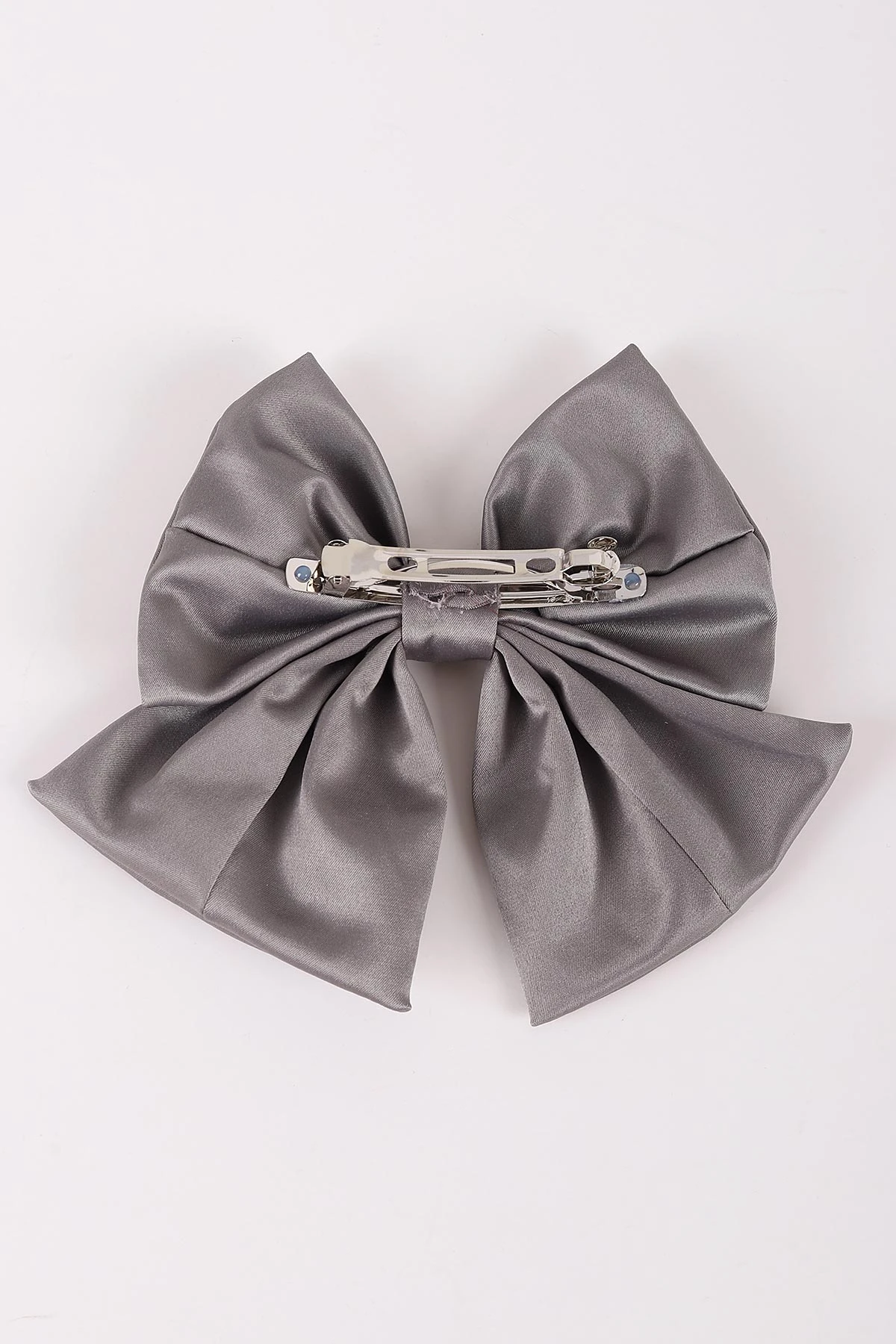 Gri Fiyonk Model Poplin Kumaş Otomatik Toka 450150