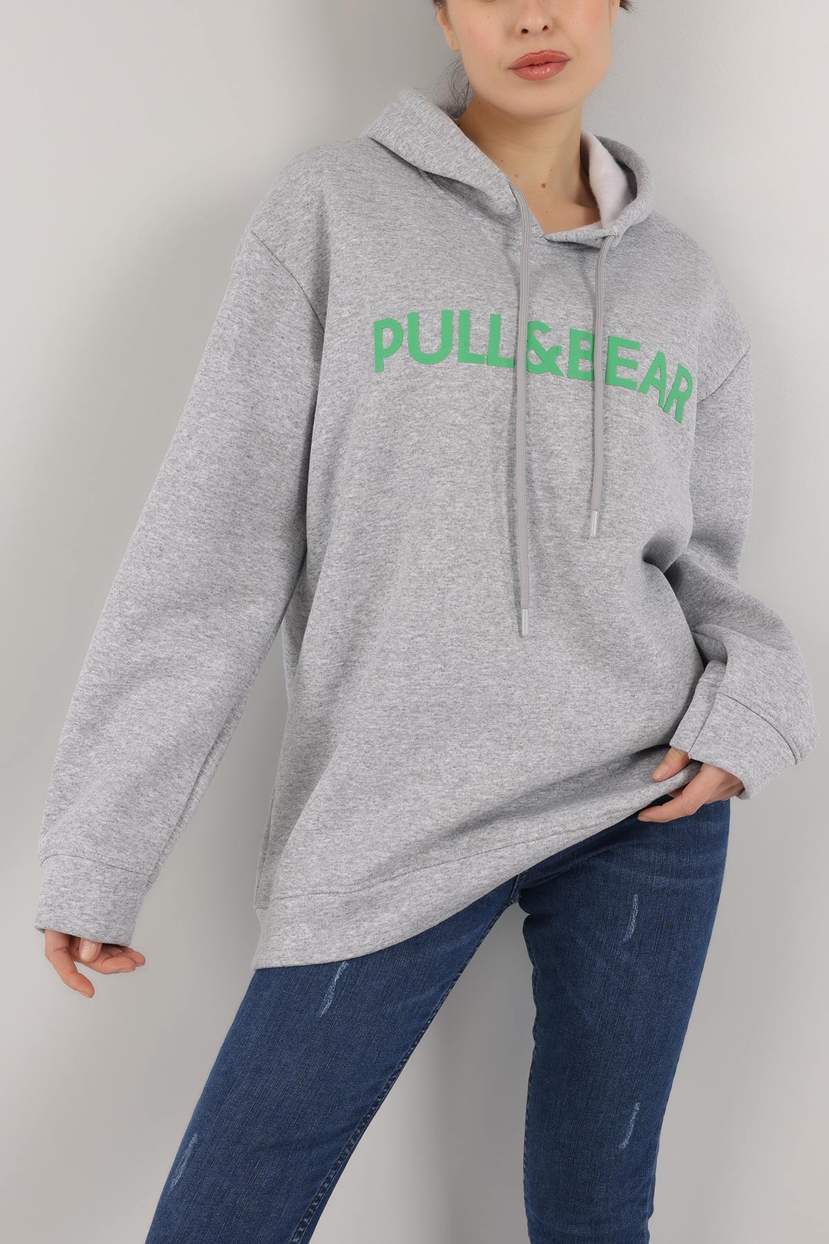 Gri İçi Şardonlu Bayan Sweat -T 149392