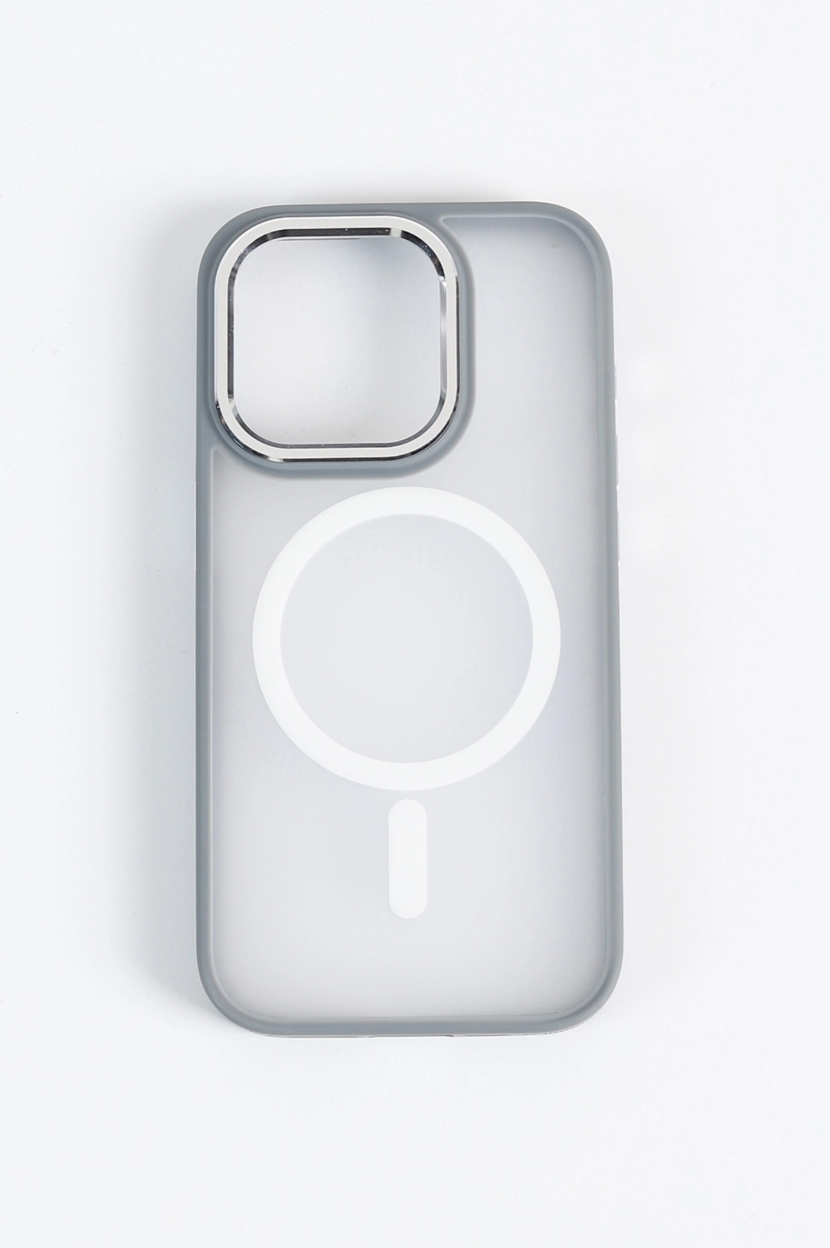 Gri İPhone 15 Pro Uyumlu Style Serisi Soft Tpu Slikon Telefon Kılıfı 349255