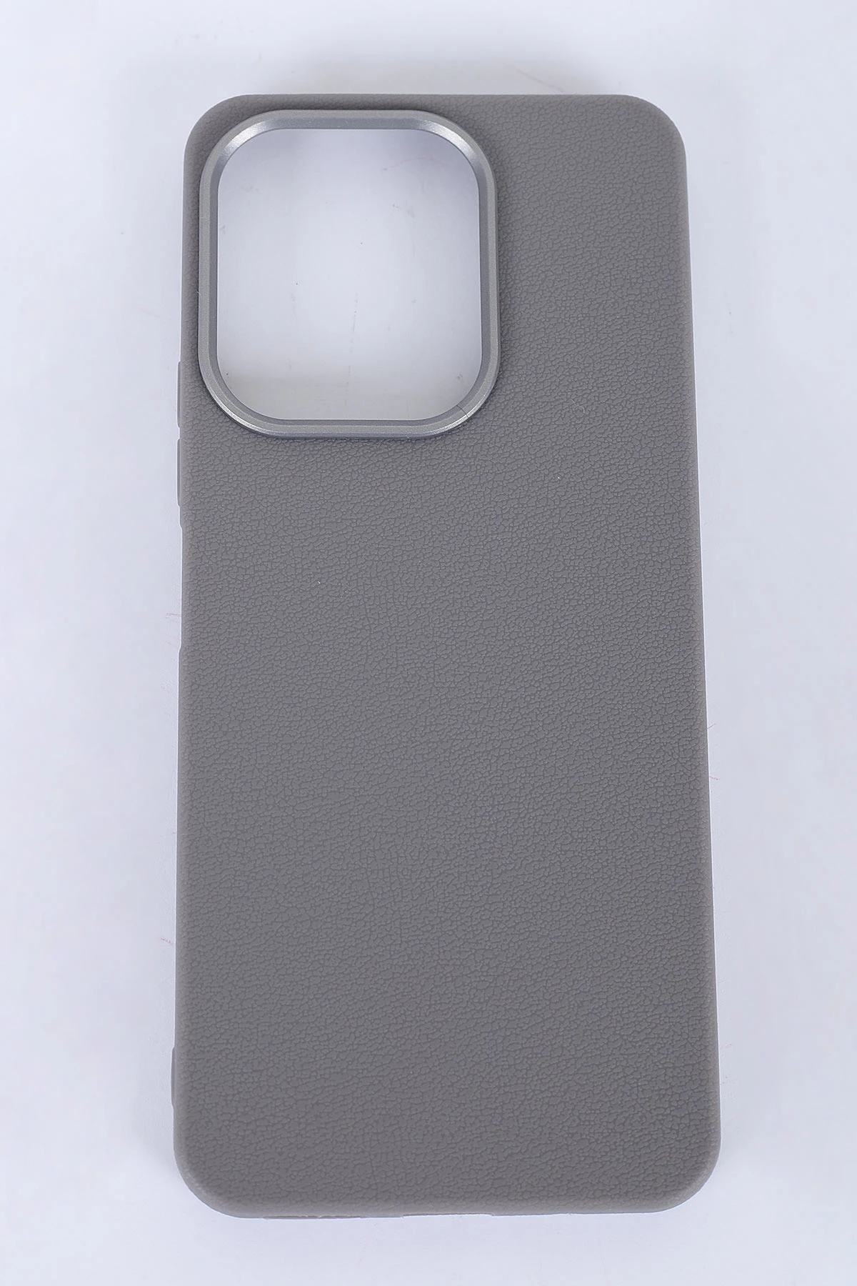 Gri İPhone 16 Pro Uyumlu Armory Serisi Sert Slikon Telefon Kılıfı 390254