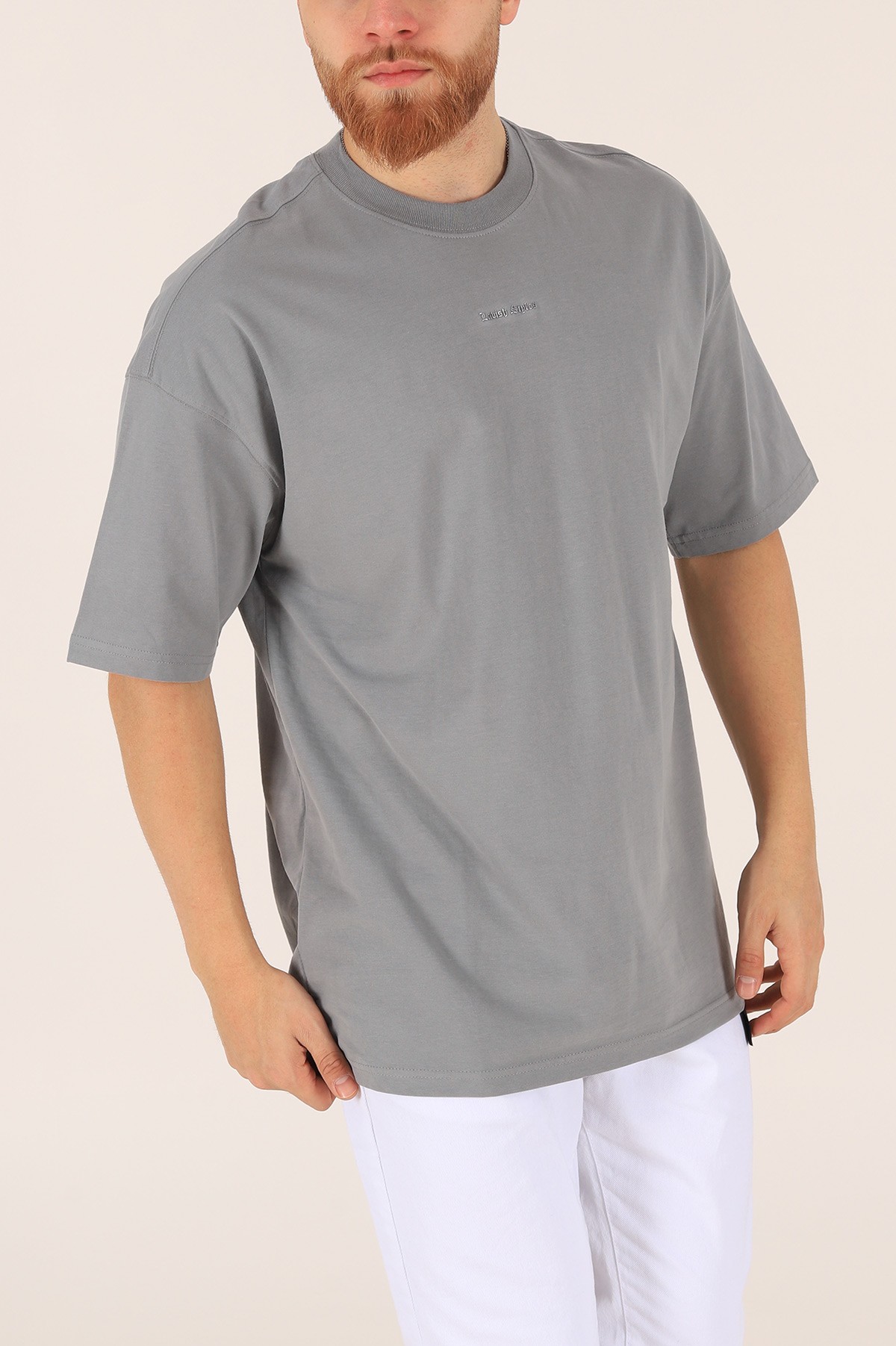Gri Labish Styles Baskılı Tişört 165657