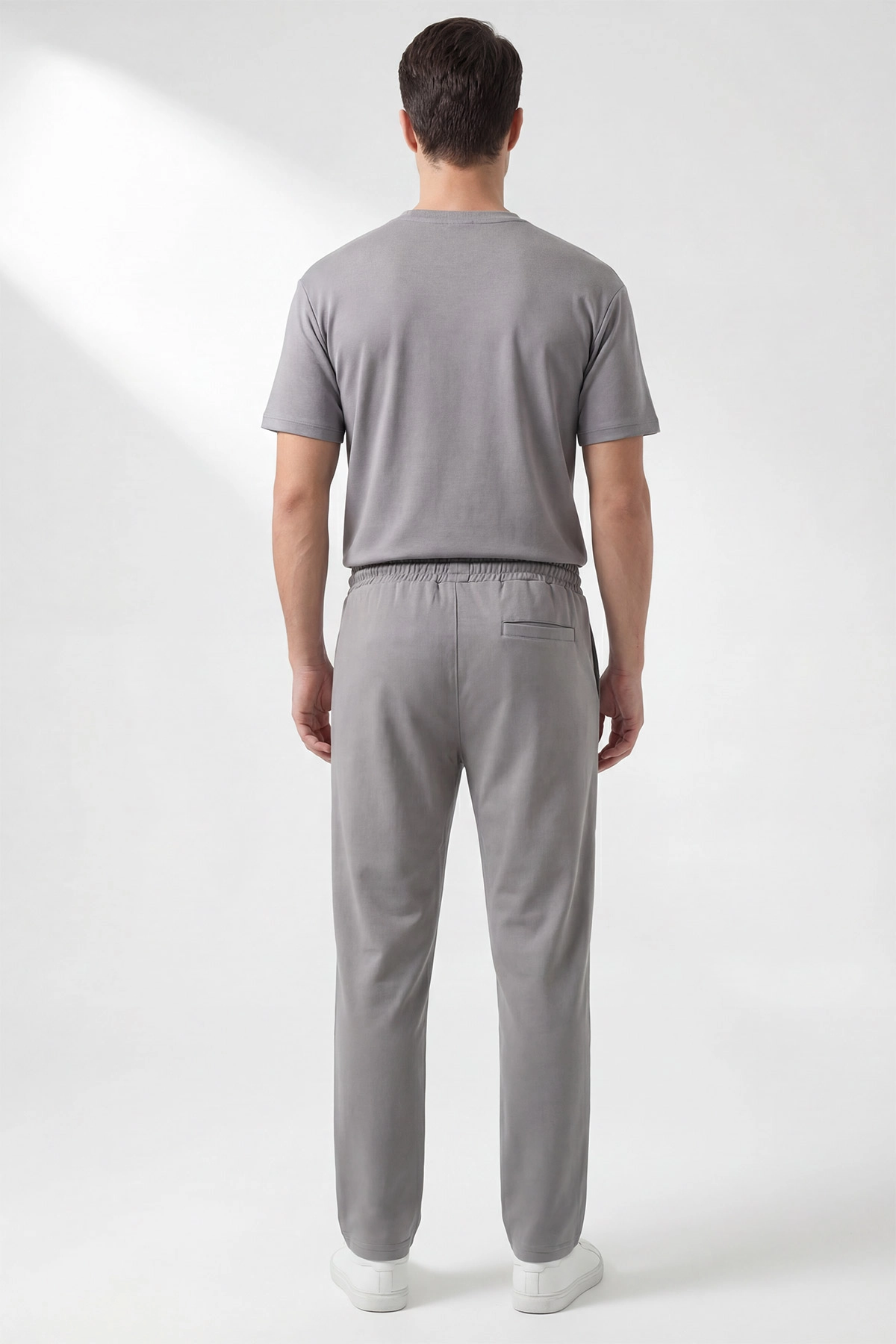 Gri Oysho Kumaş Oversize Erkek İkili Takım 443312