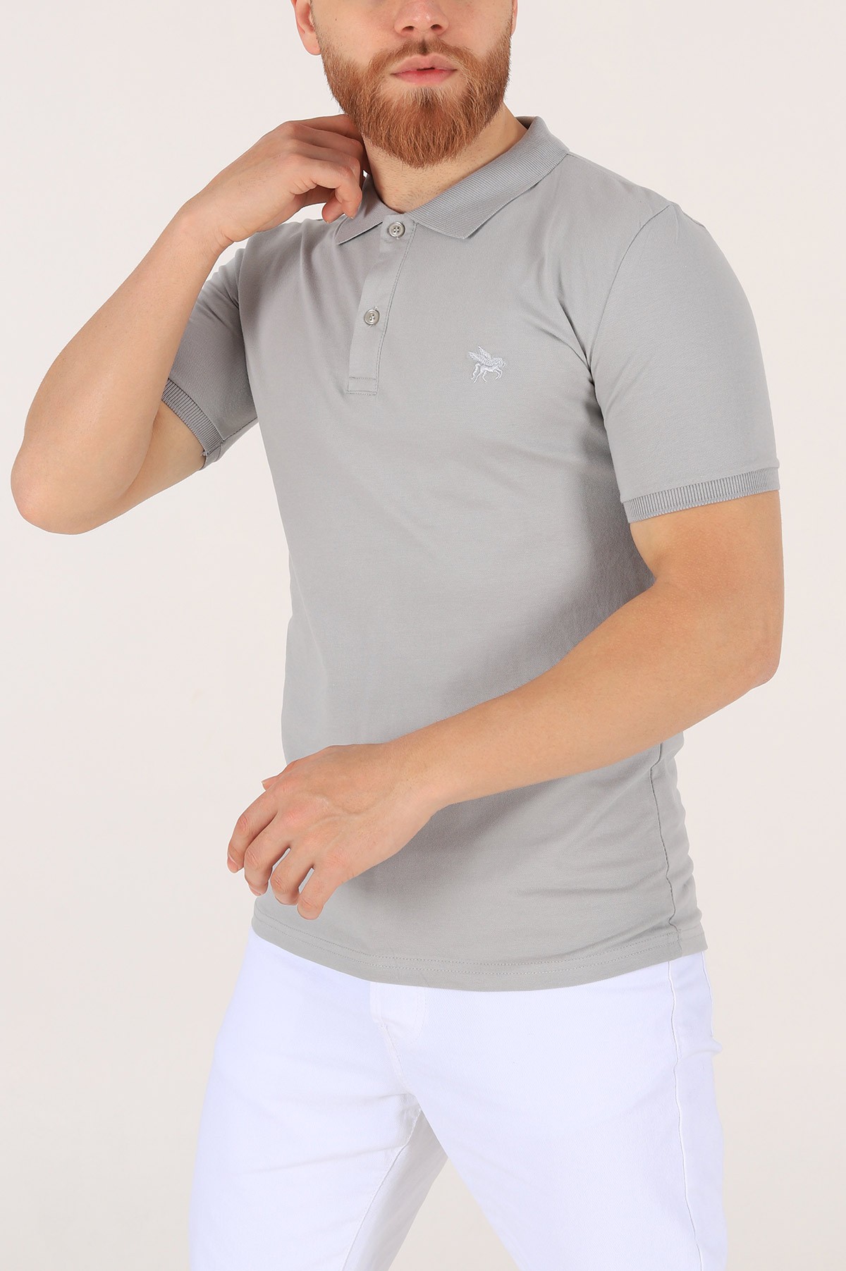 Polo Yaka Dügmeli Erkek Tişört 171489