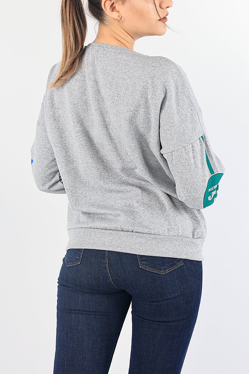 Gri Şardonlu Bayan Sweat 87775
