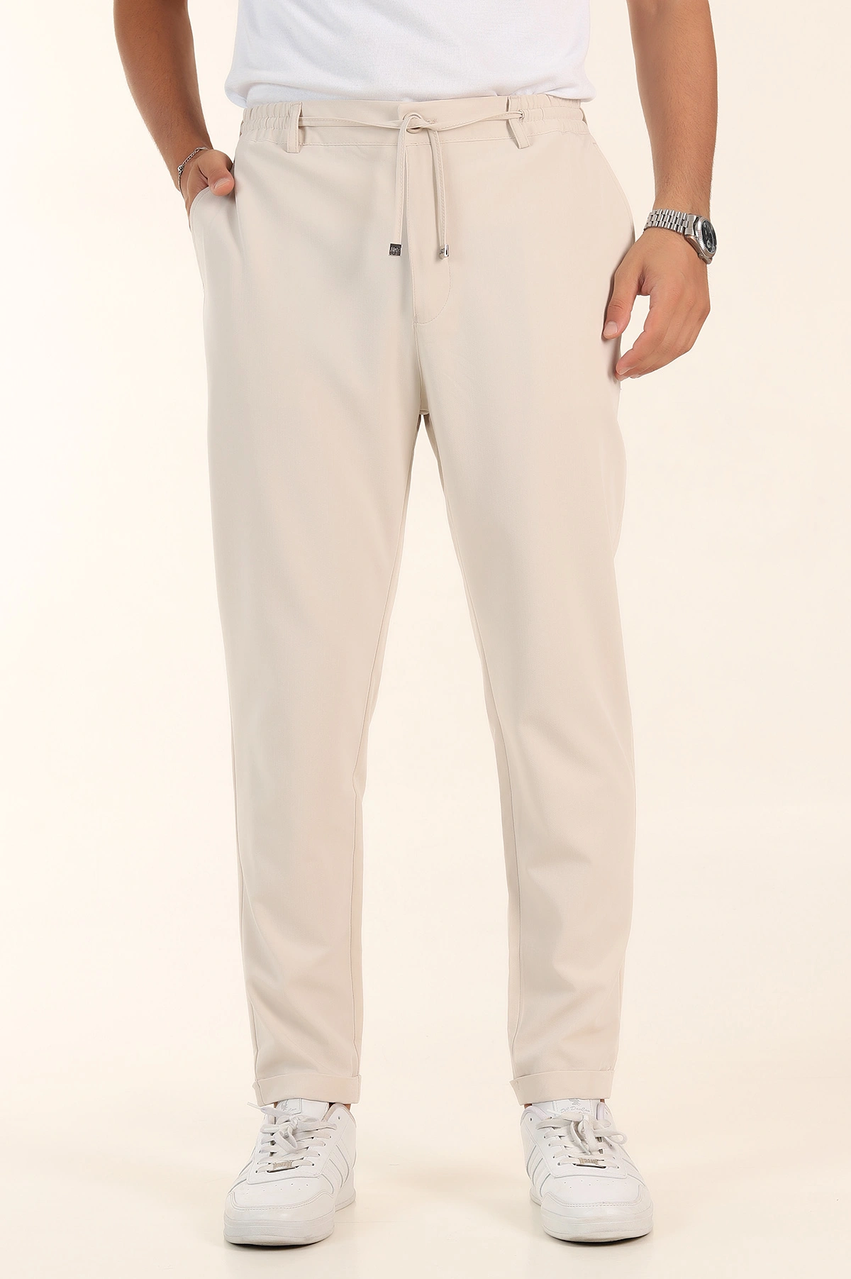 Taş Slim Fit Bel Lastikli Duble Paça Erkek Jogger Pantolon 380949