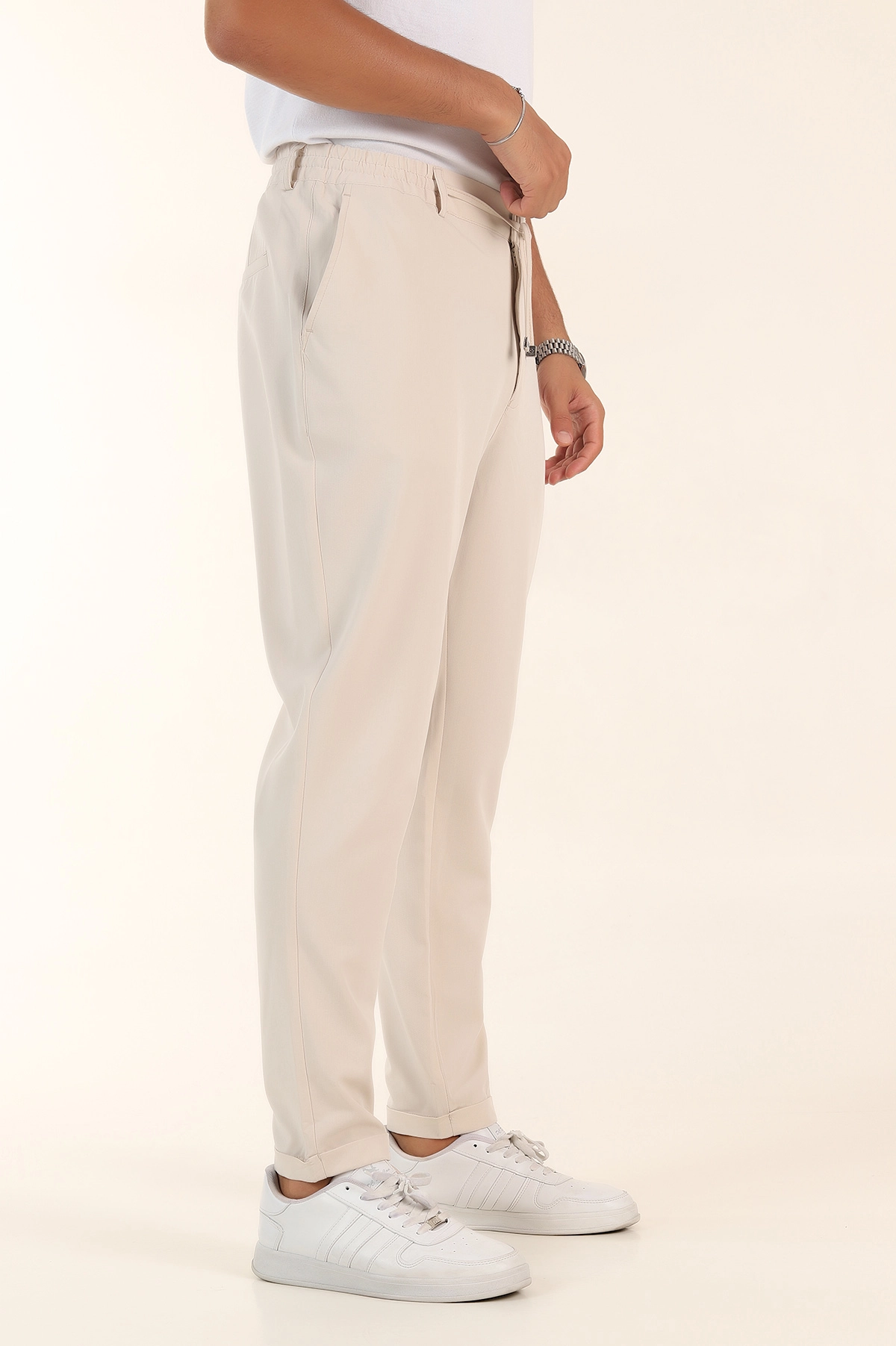 Taş Slim Fit Bel Lastikli Duble Paça Erkek Jogger Pantolon 380949