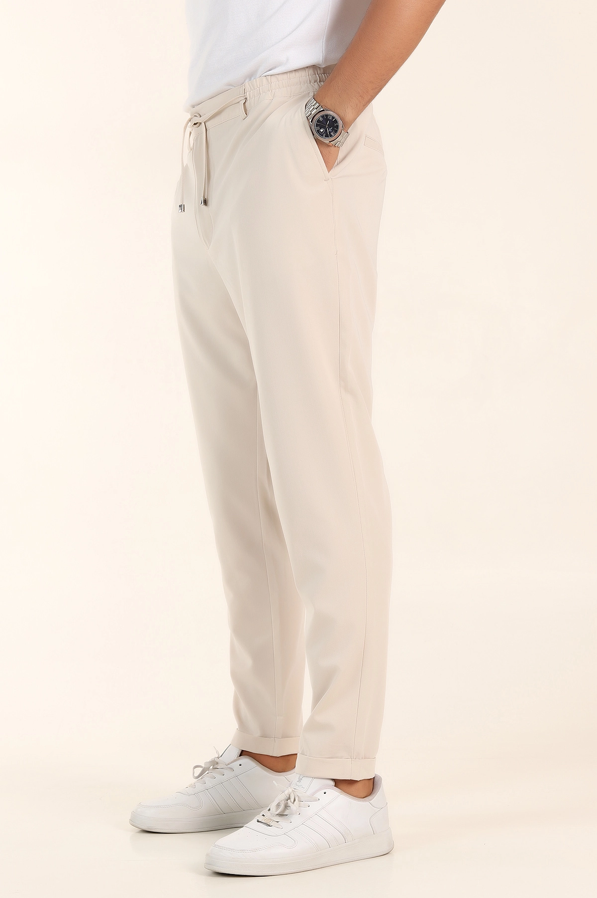 Taş Slim Fit Bel Lastikli Duble Paça Erkek Jogger Pantolon 380949