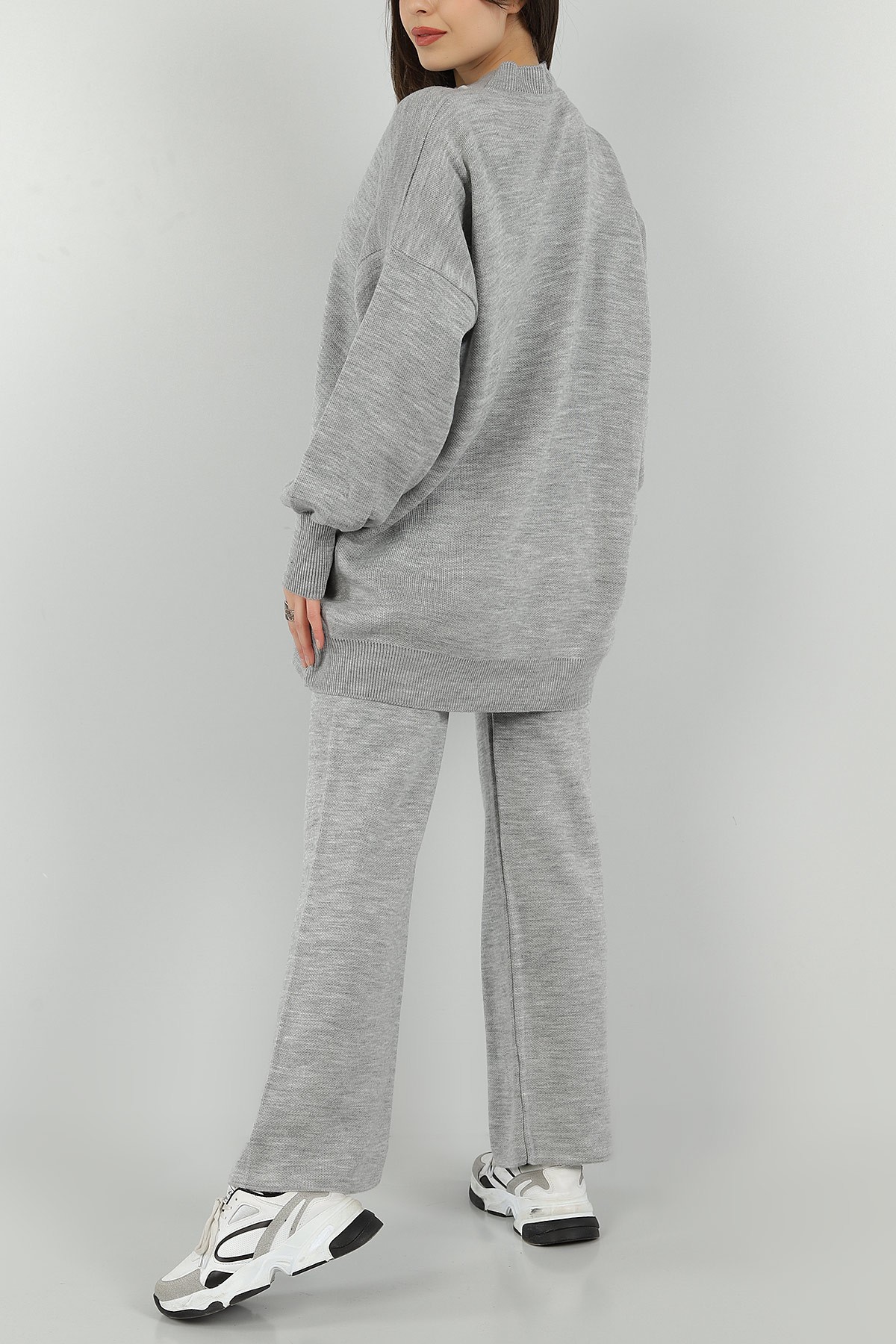 Gri Tunik Pantolon Triko İkili Takım 147145