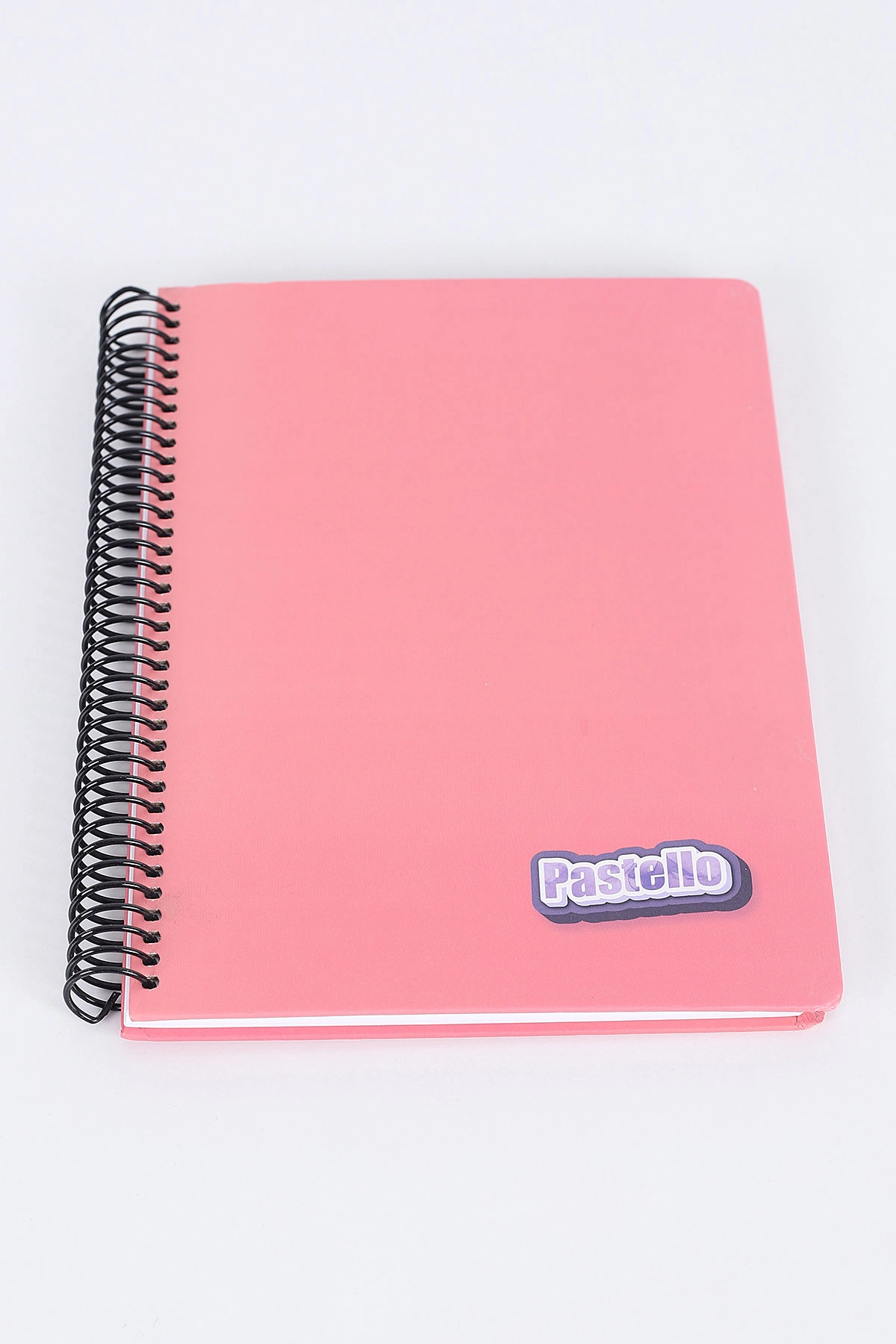 Gül Kurusu 17x24 Cm Tokaç Pastello Sert Kapak Spiralli 96 Yaprak Kareli Defter 403966