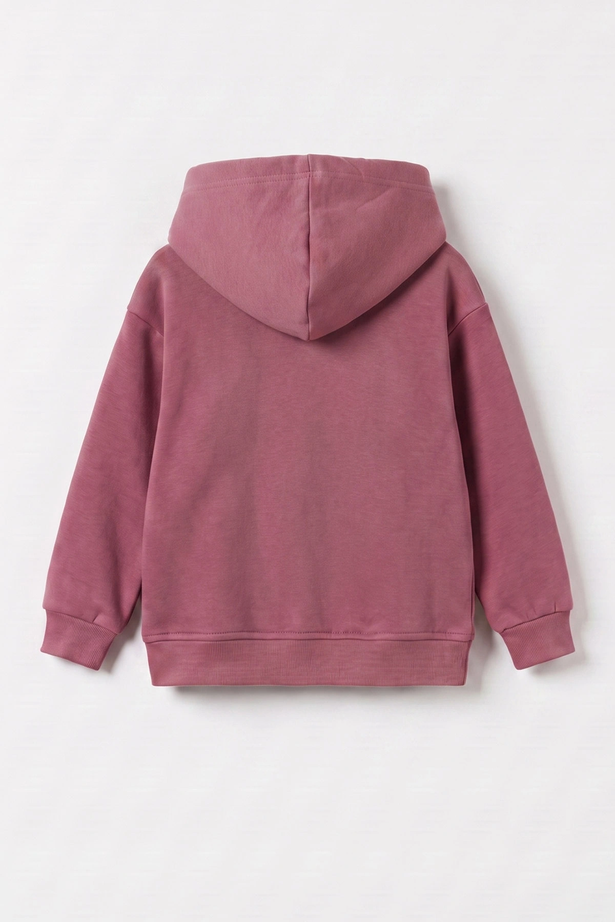 Gül Kurusu (3-12 Yaş) London Baskılı 3 İp Şardonlu Kapüşonlu Kız Çocuk Sweatshirt 473975
