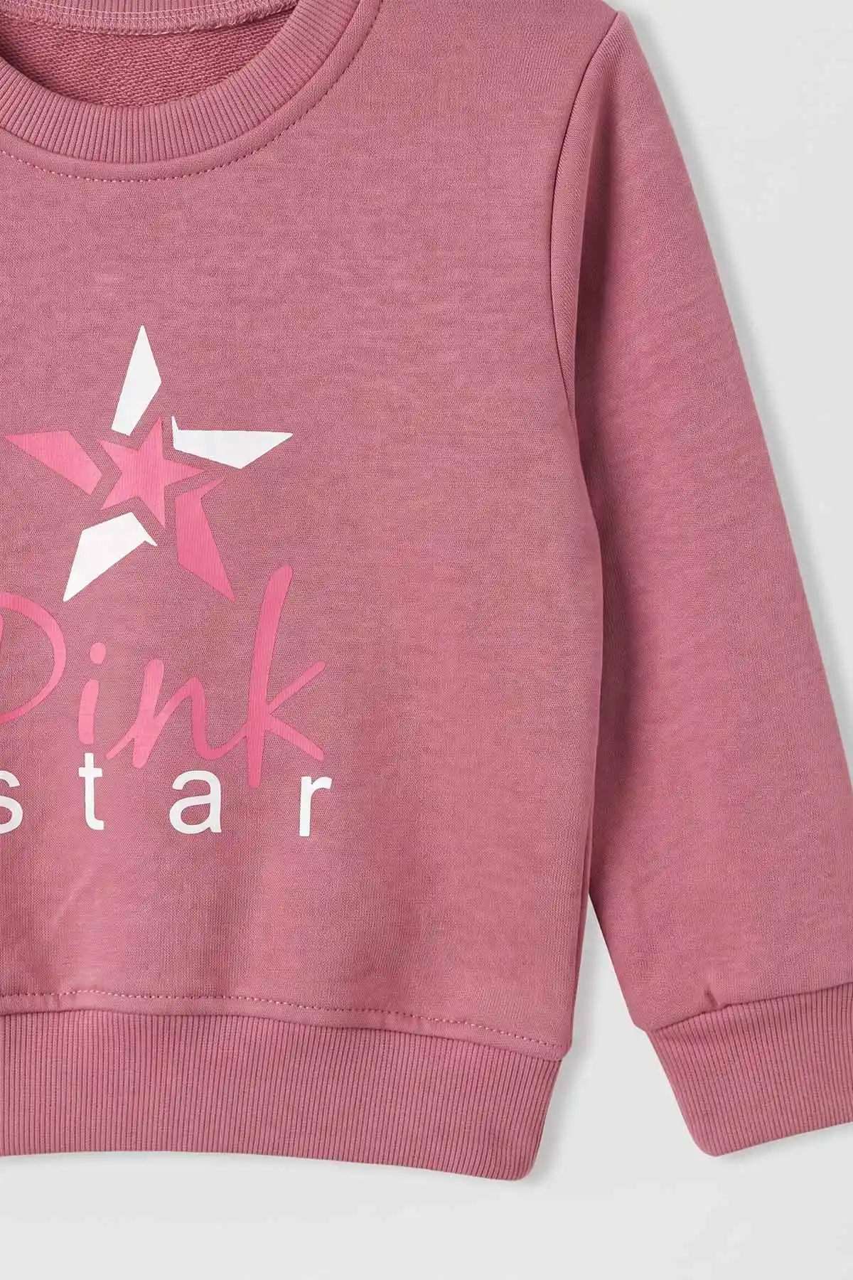 Gül Kurusu (3-7 Yaş) Star Baskılı 3 İp Kız Çocuk Takım 473798