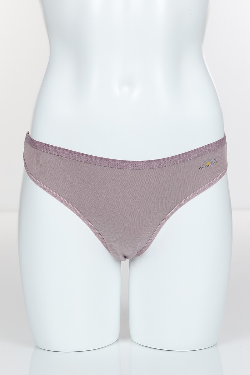 Gül Kurusu 4395 Bikini Arka Yan Bant Logo Baskılı Külot 102302