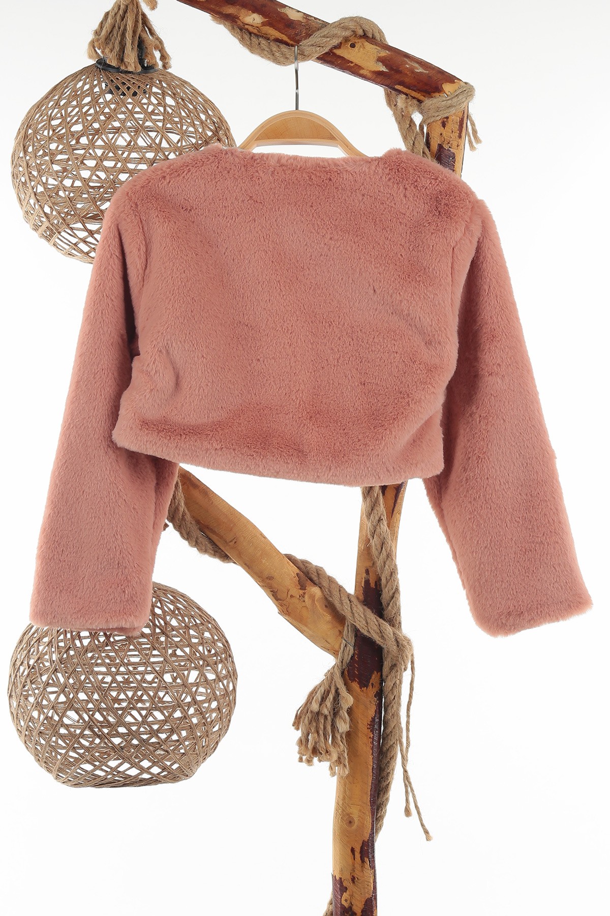 Gül Kurusu (5-8 Yaş) Çiçek Bronşlu Kız Çocuk Bolero 137983
